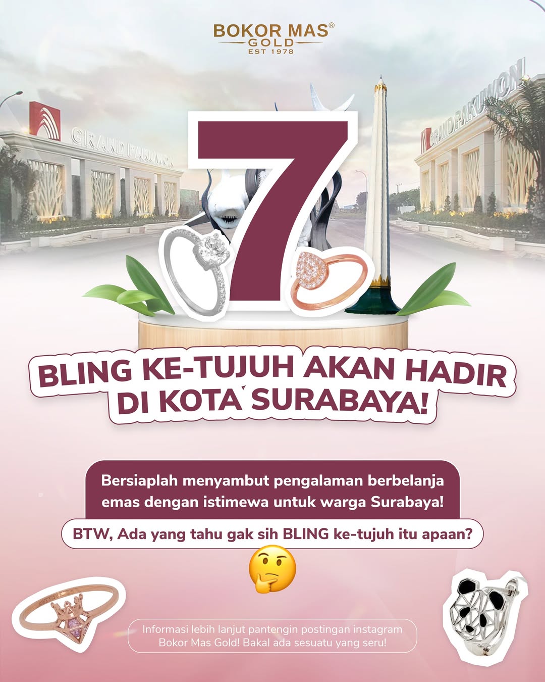 Hitung Mundur Dimulai! "Bling Ke-7" Bokor Mas Gold Akan Segera Hadir di Food Junction Surabaya!