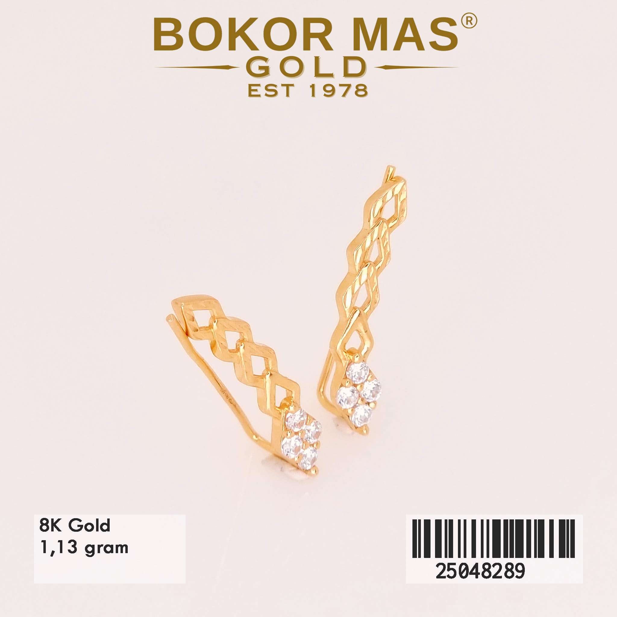 Anting Crawel Variasi Permata - 25048289 - 8K