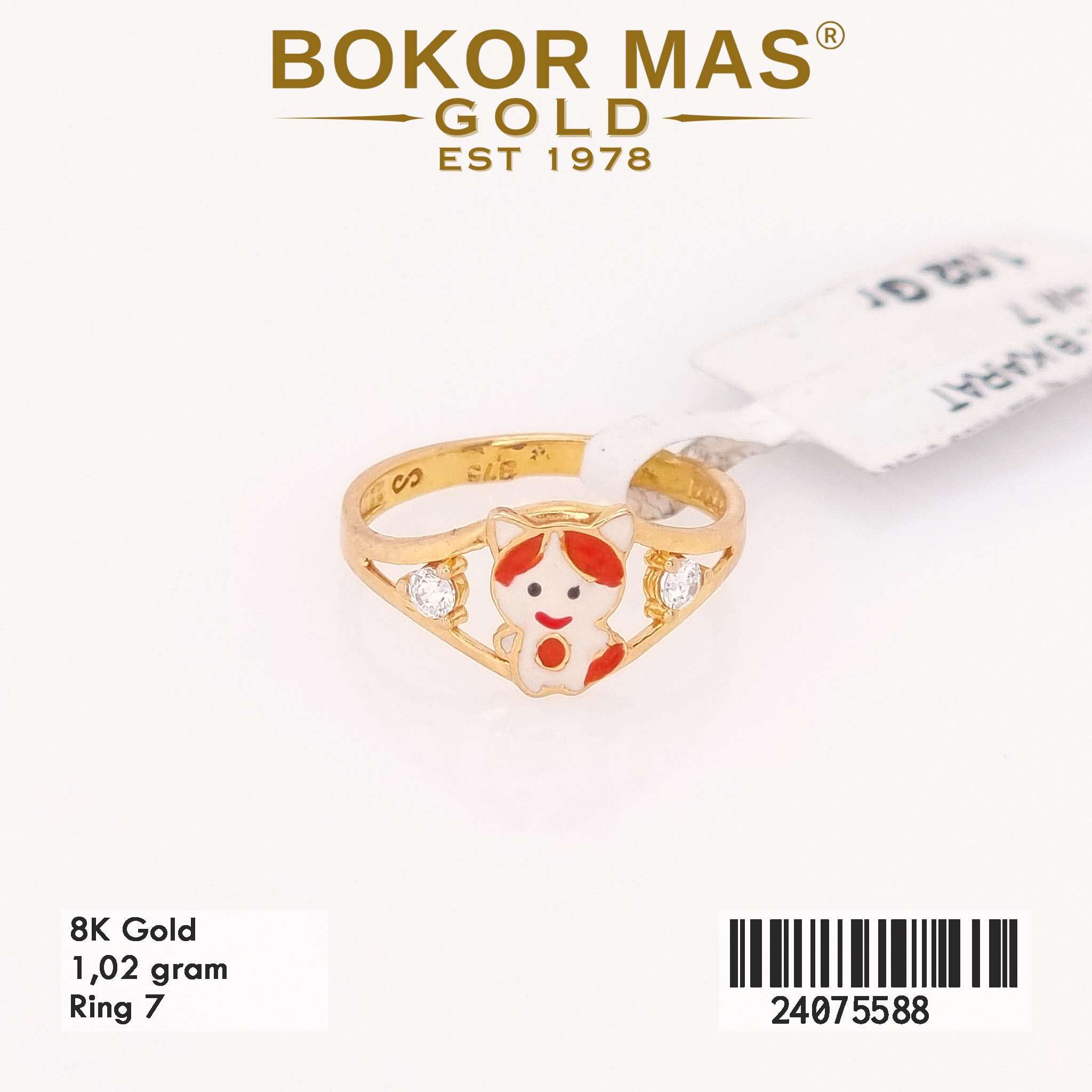 Cincin Anak Variasi Kucing - 24075588 - 8K