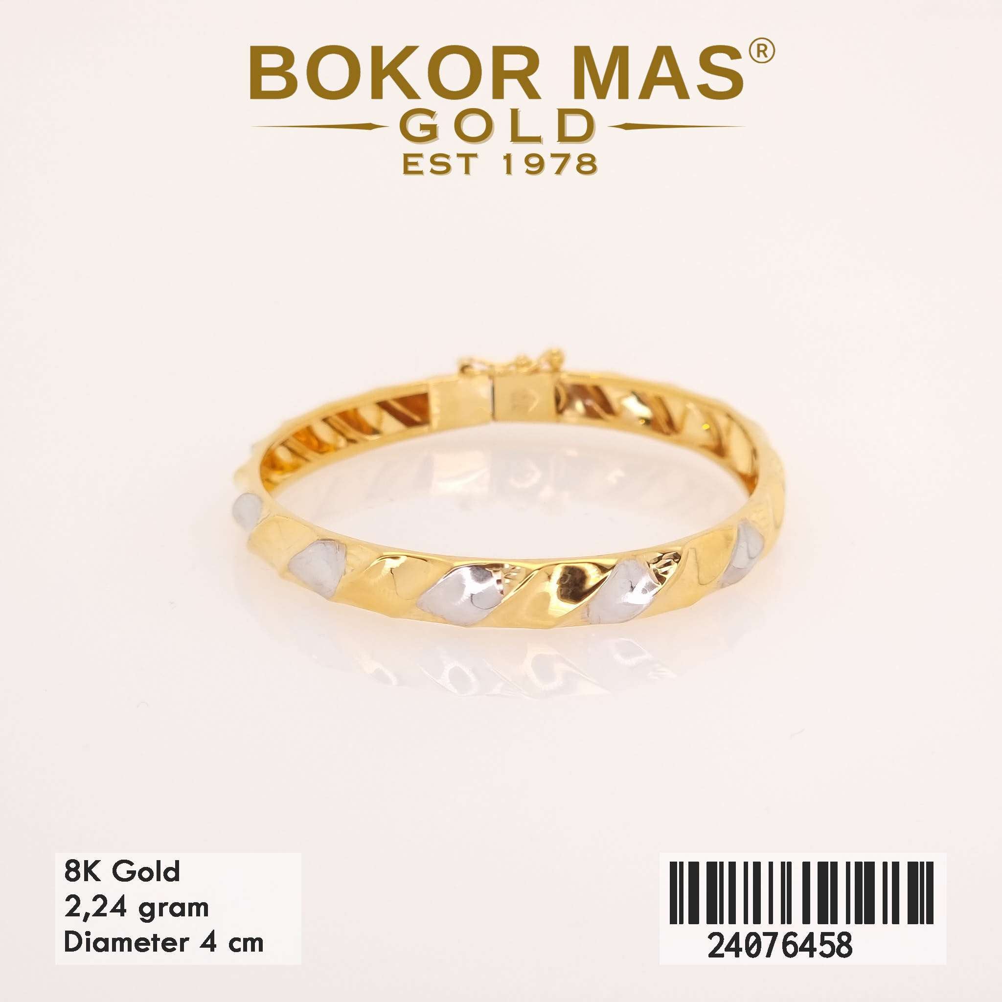 Gelang Bangkok Anak Tanpa Permata - 24076458 - 8K