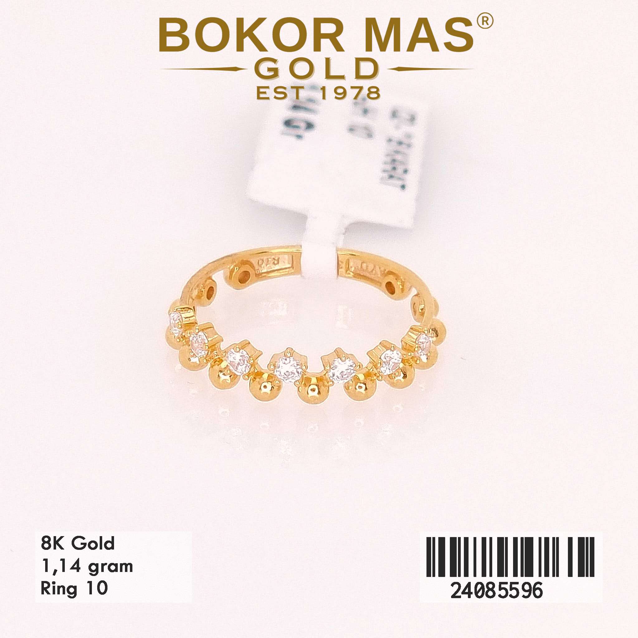 Cincin Variasi Permata - 24085596 - 8K