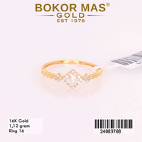 Cincin Emas Variasi Permata - 24089708 - 16K