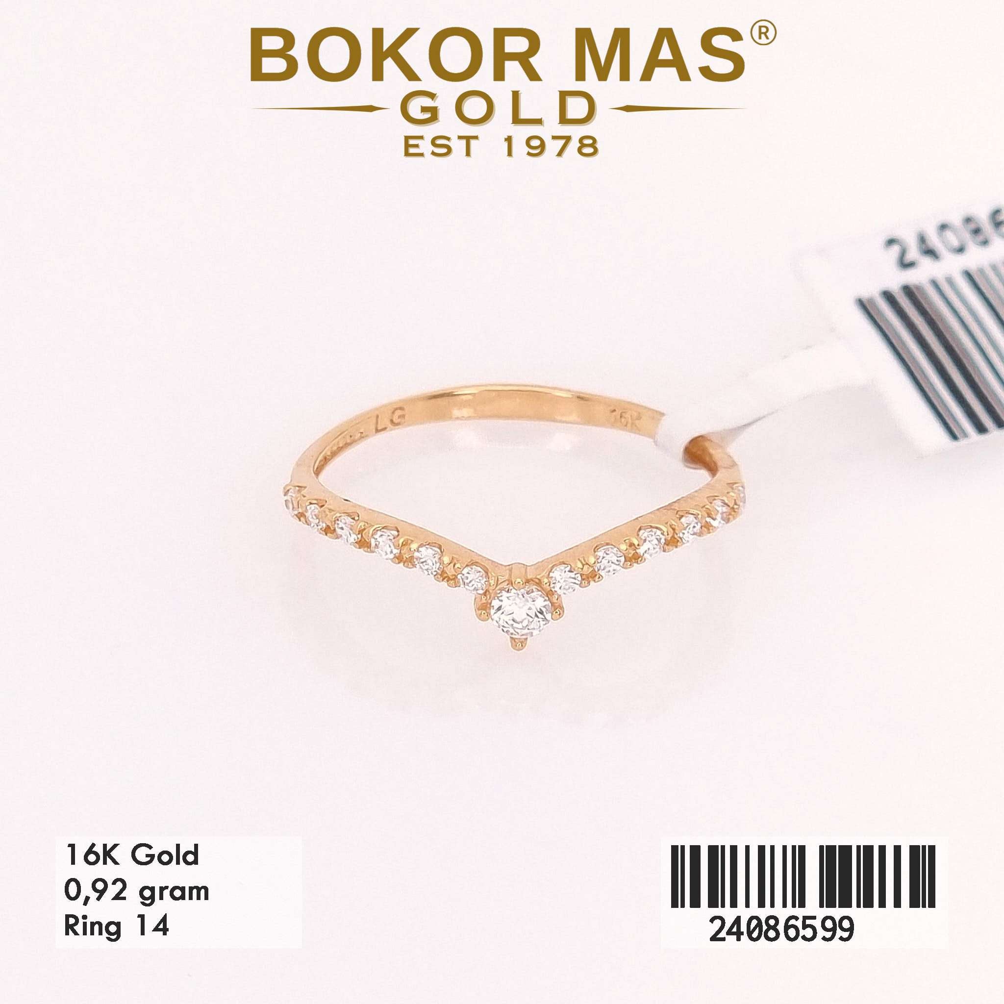 Cincin Aurel Variasi Permata - 24086599 - 16K