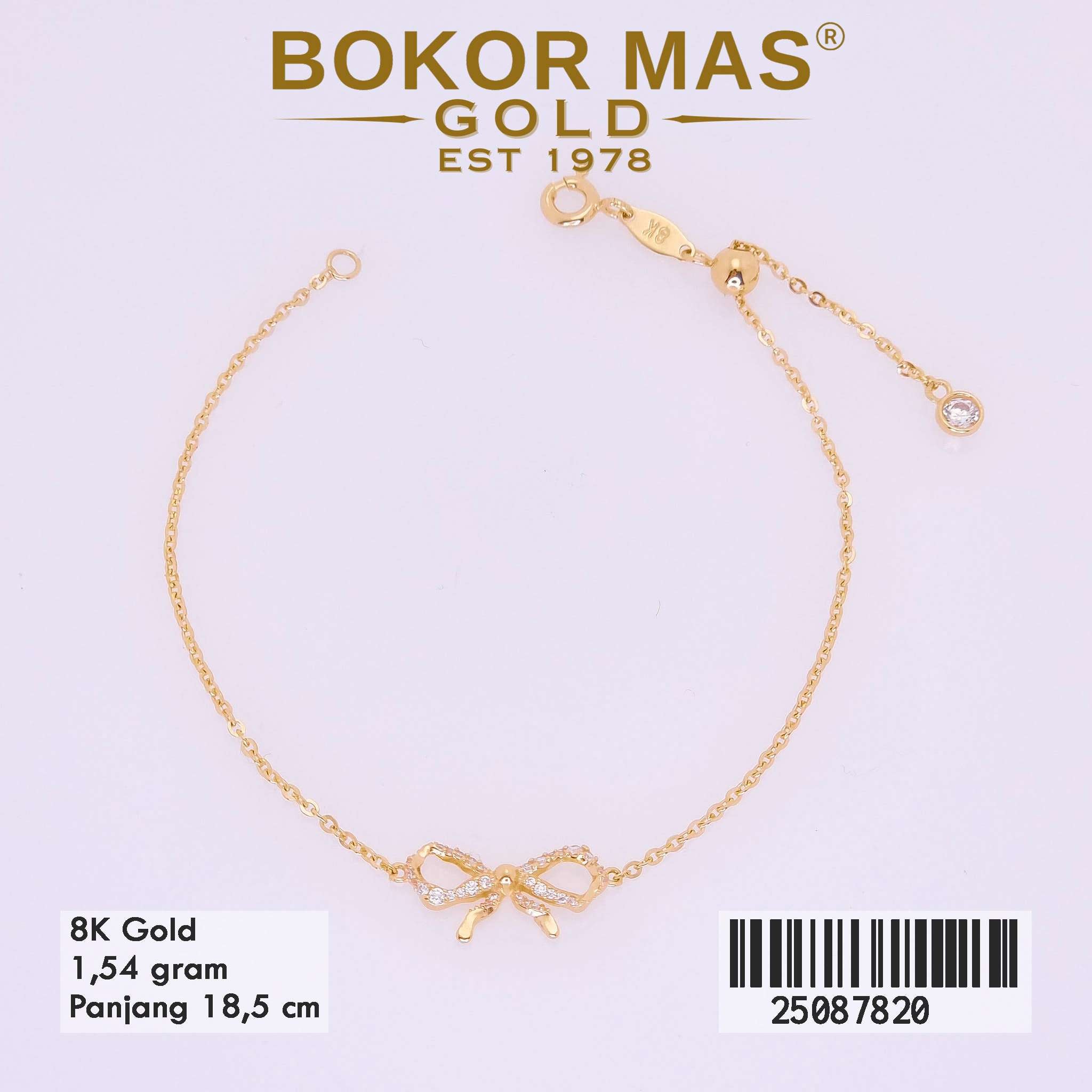 Gelang Rantai Serut Variasi Pita - 25087820 - 8K