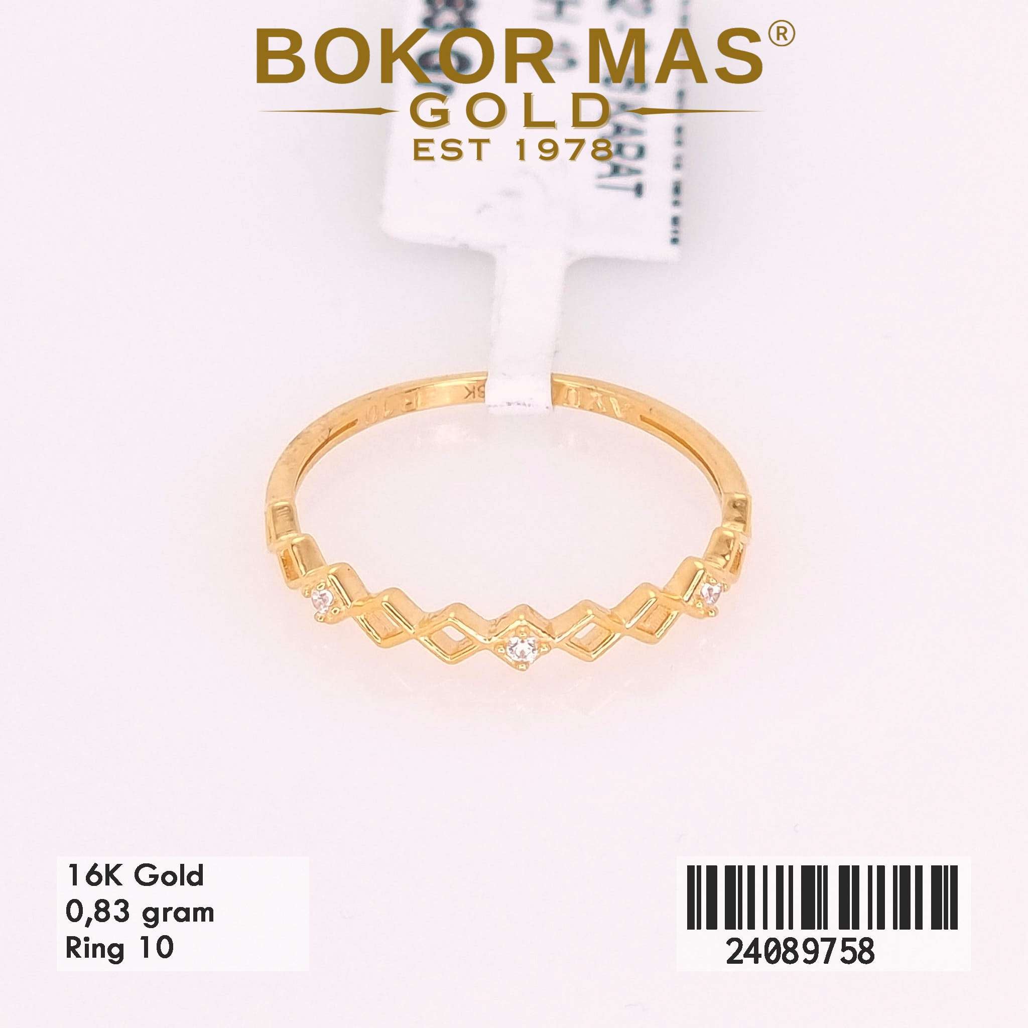 Cincin Variasi Permata - 24089758 - 16K