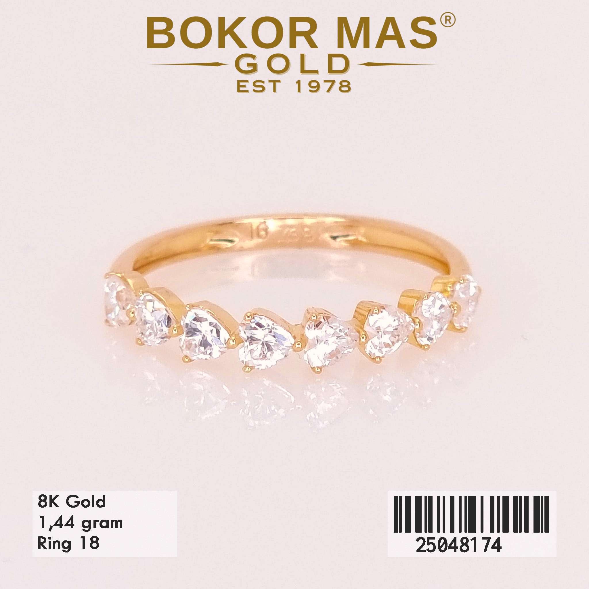 Cincin Variasi Permata - 25048174 - 8K