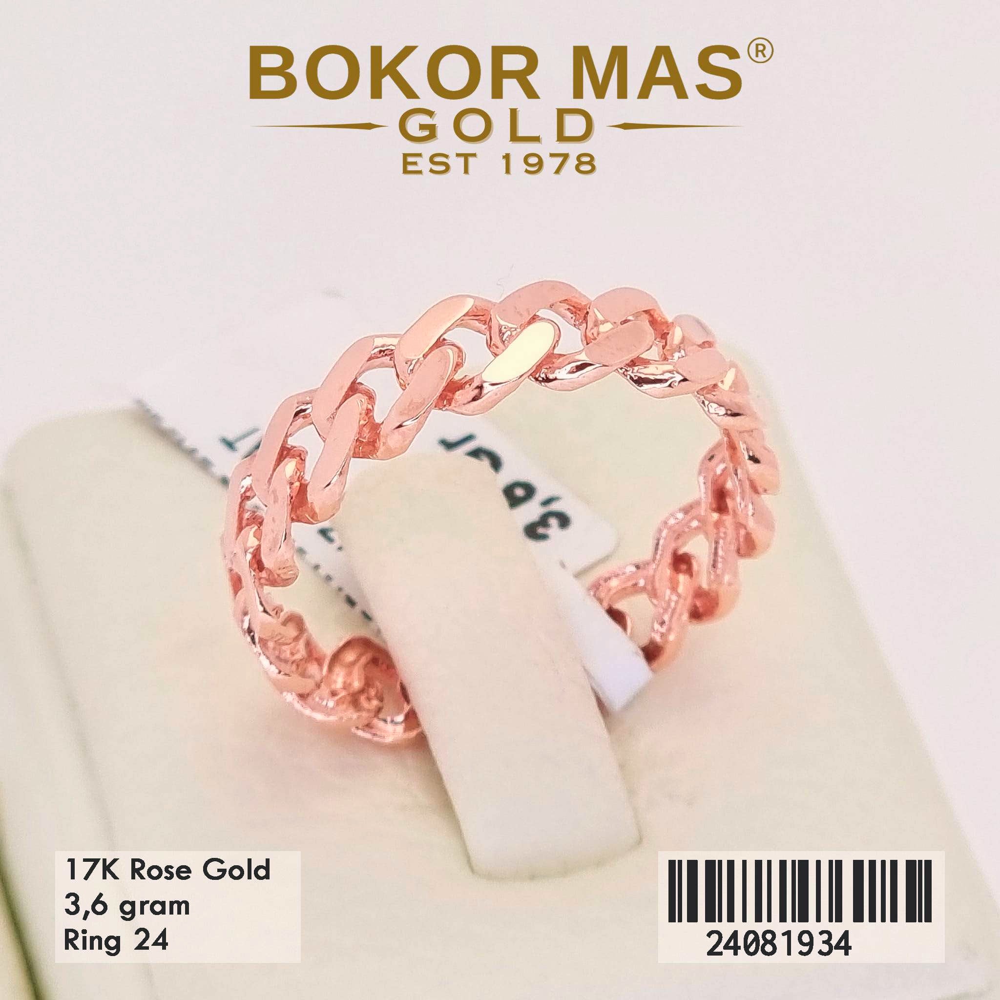 Cincin Variasi Tanpa Permata - 24081934 - 17K