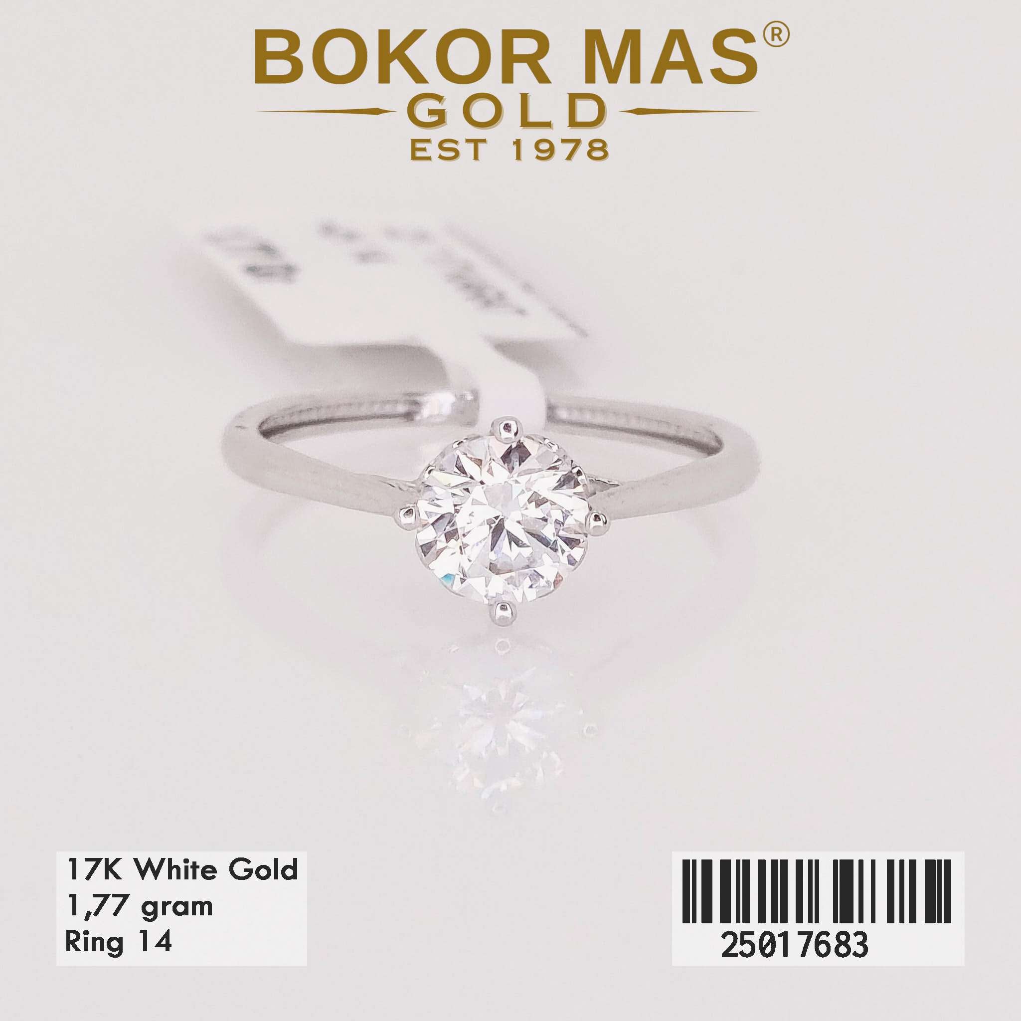 Cincin Variasi Permata - 25017683 - 17K