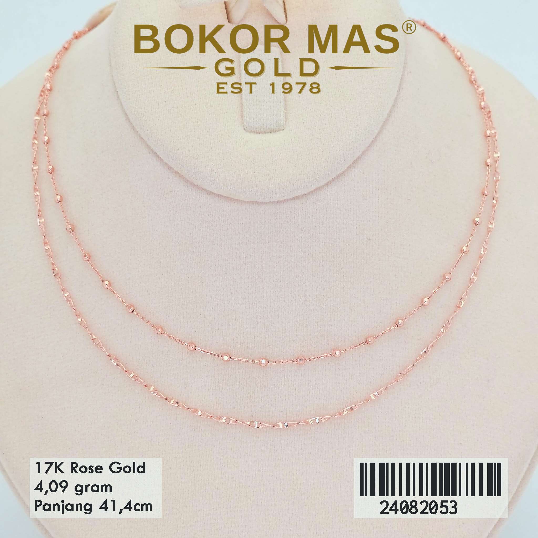Kalung Variasi Dua Layer - 24082053 - 17K