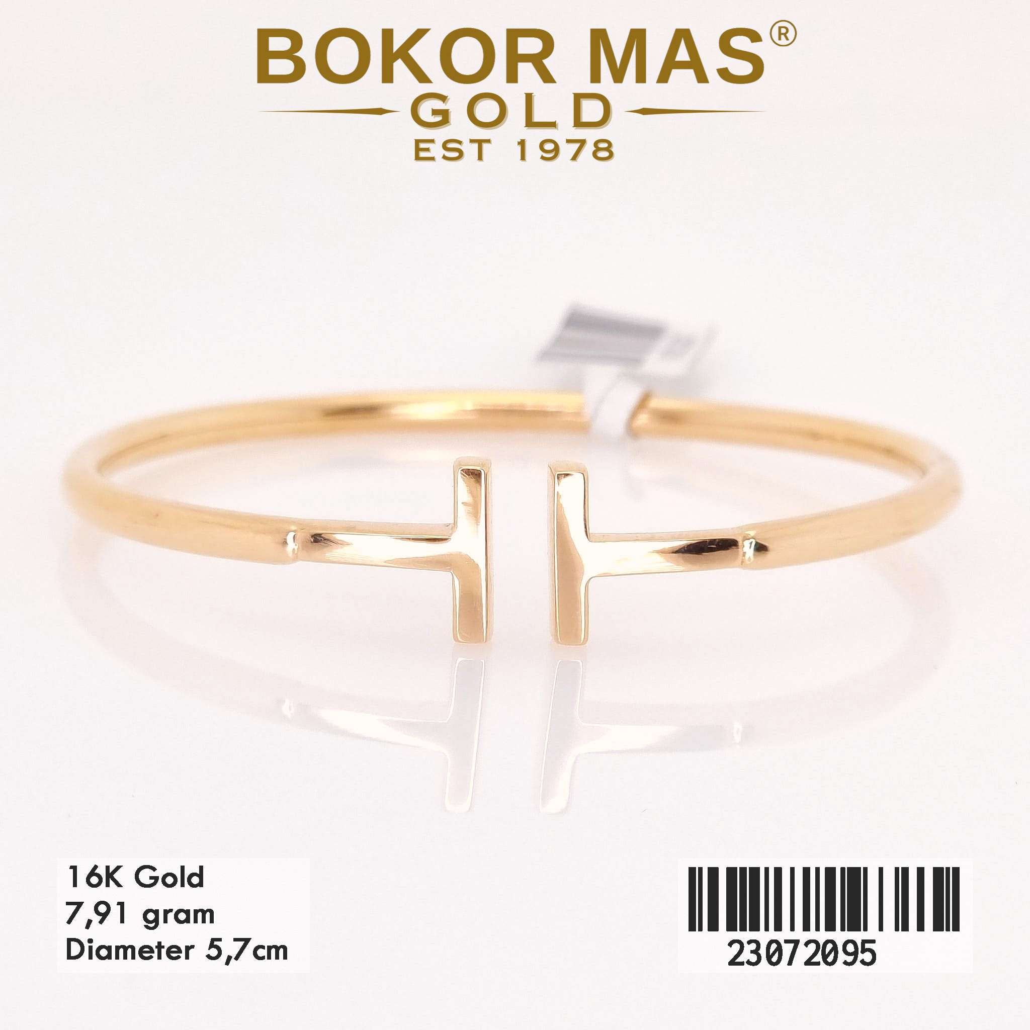 Gelang Kaku Variasi Tanpa Permata - 23072095 - 16K