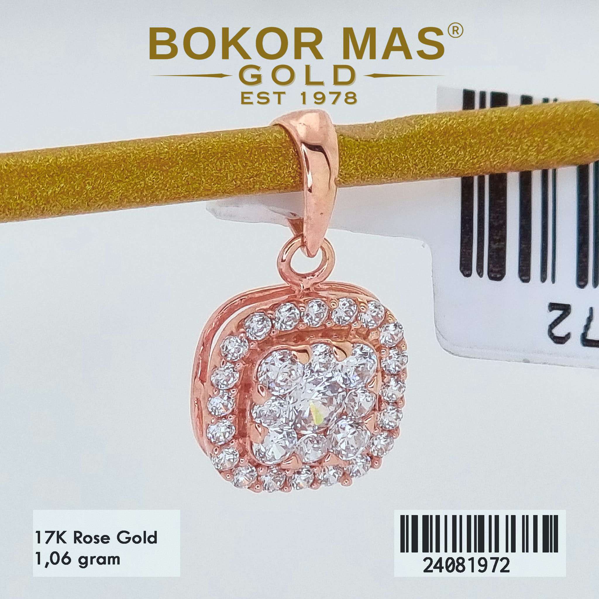 Liontin Variasi Permata Putih - 24081972 - 17K
