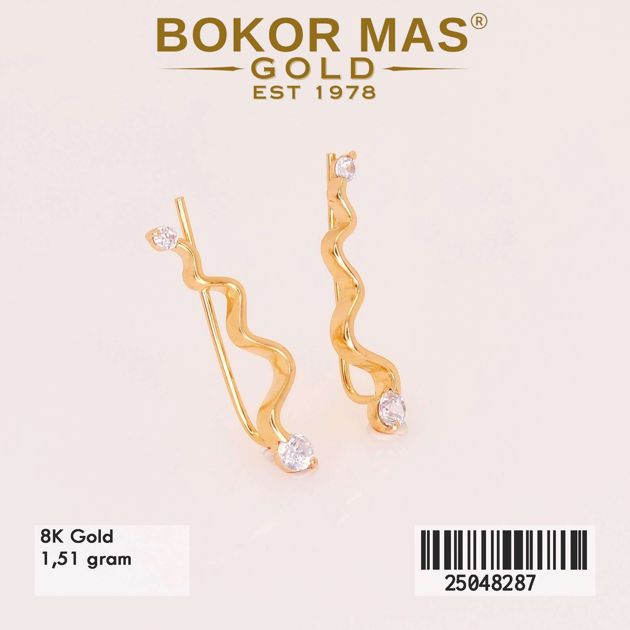 Anting Crawel Variasi Permata - 25048287 - 8K