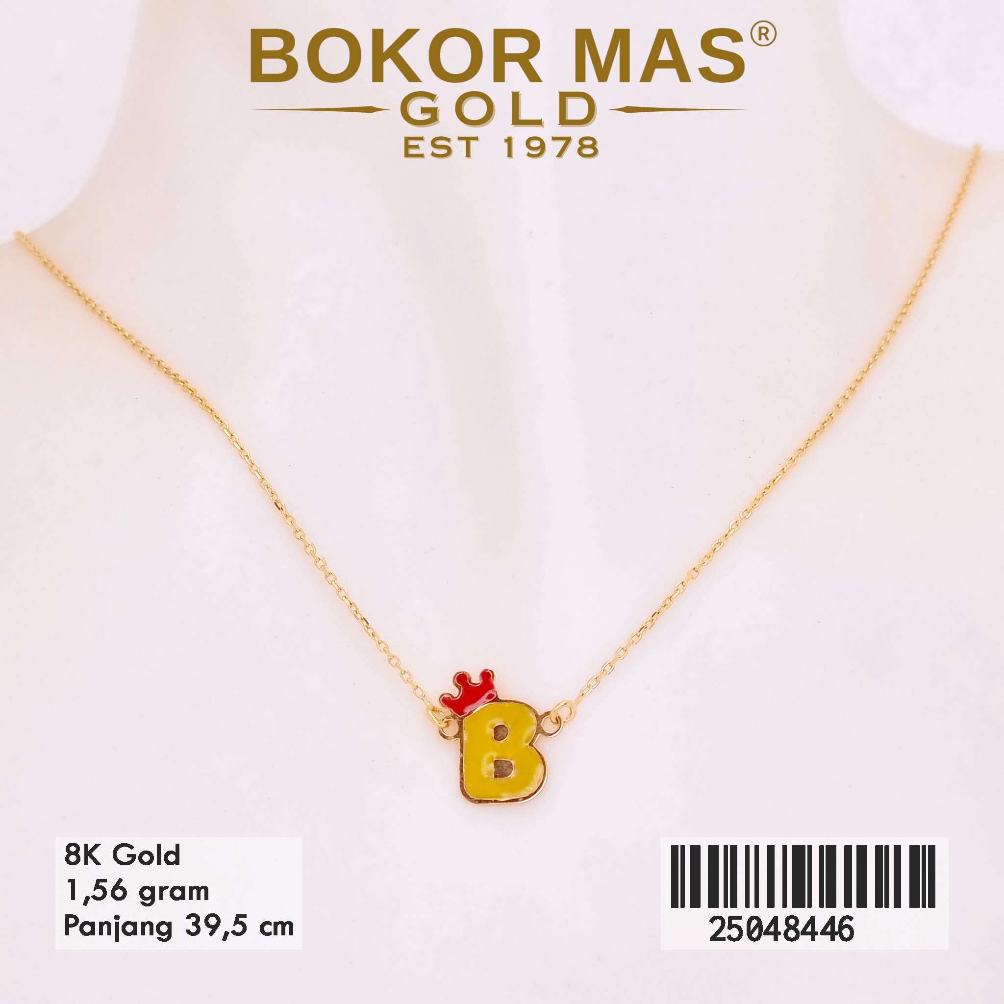 Kalung Anak Huruf B - 25048446 - 8K