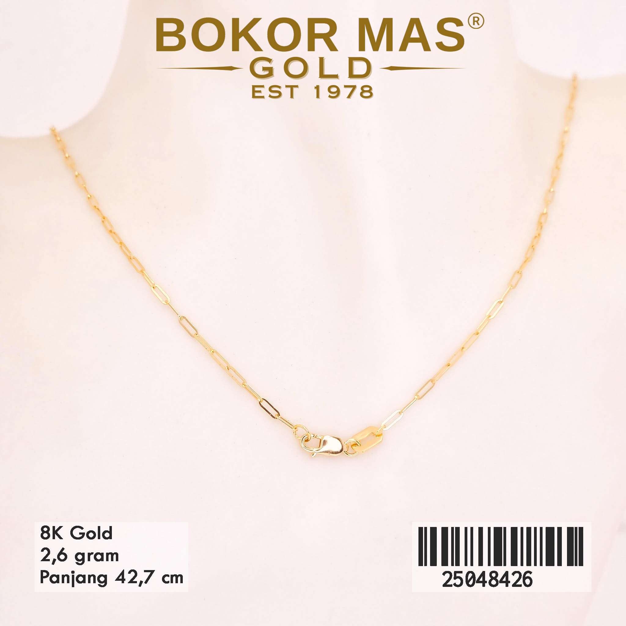 Kalung Emas Paperlina Variasi Love - 25048426 - 8K