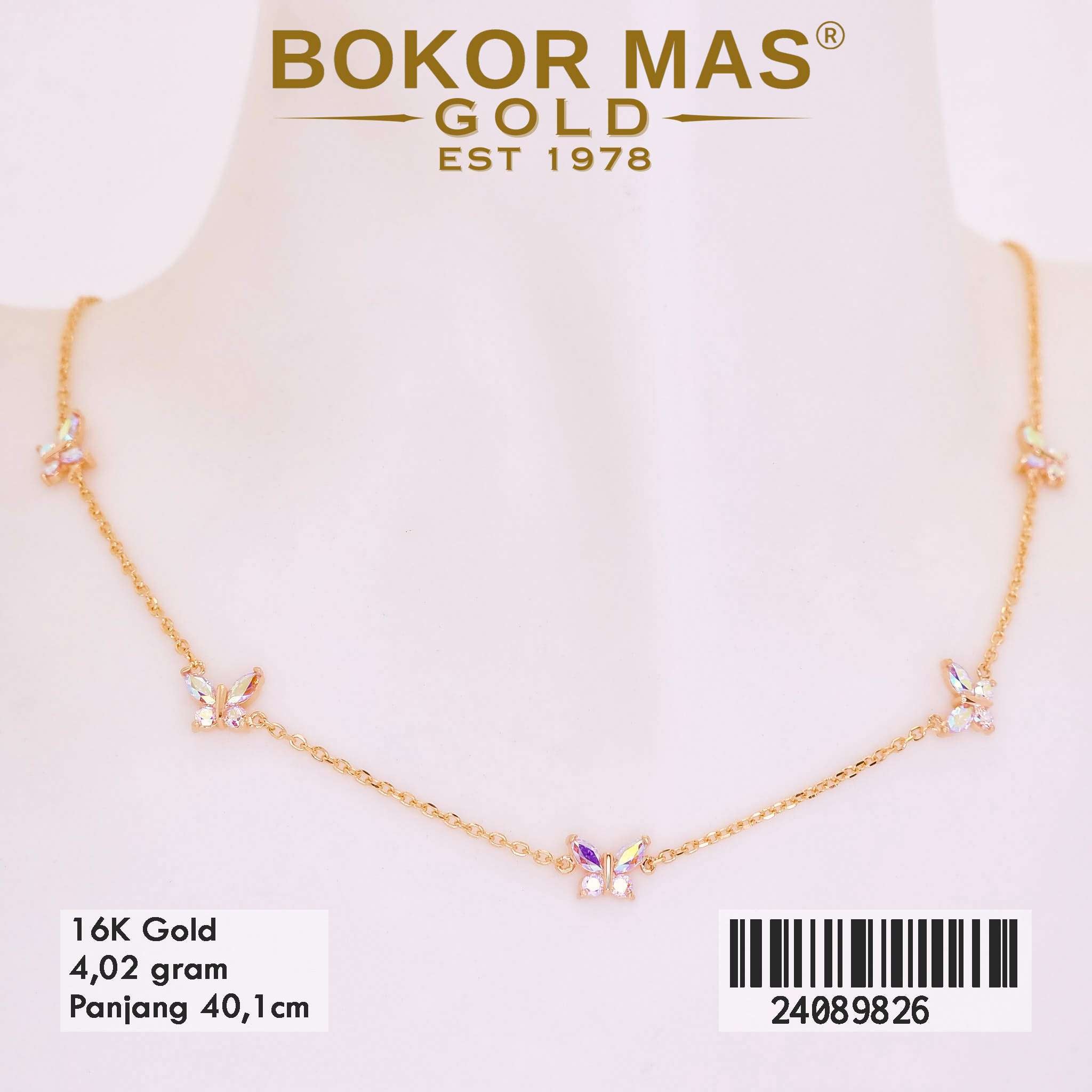 Kalung Siyem Variasi Kupu Lima - 24089826 - 16K
