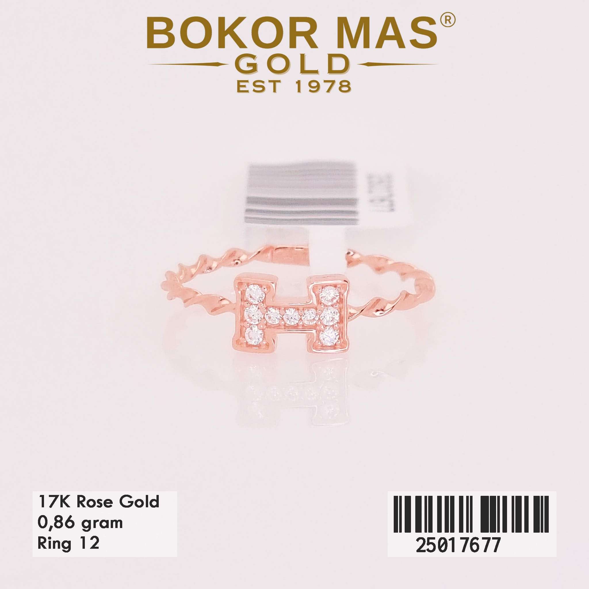 Cincin Variasi Permata - 25017677 - 17K