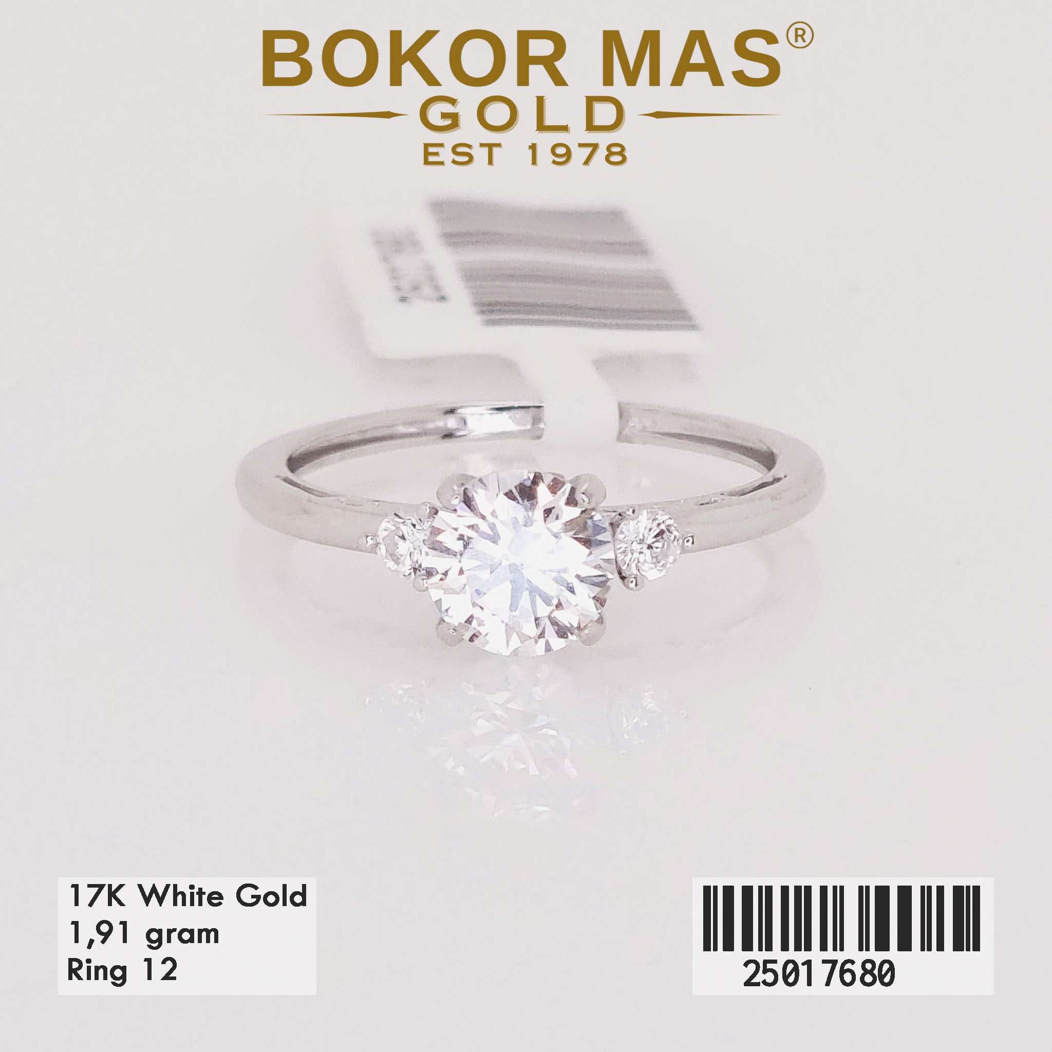 Cincin Variasi Permata - 25017680 - 17K