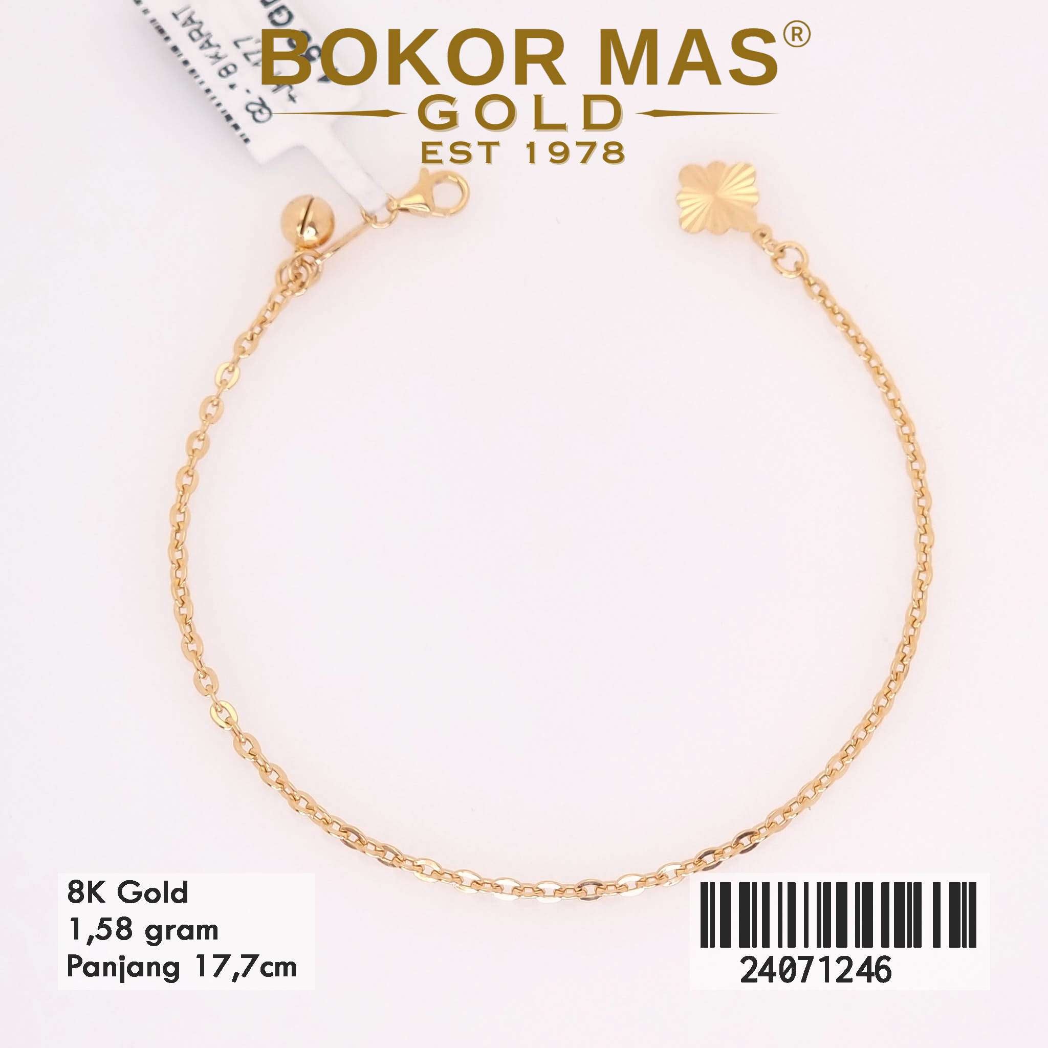 Gelang Rantai Polos Variasi - 24071246 - 8K