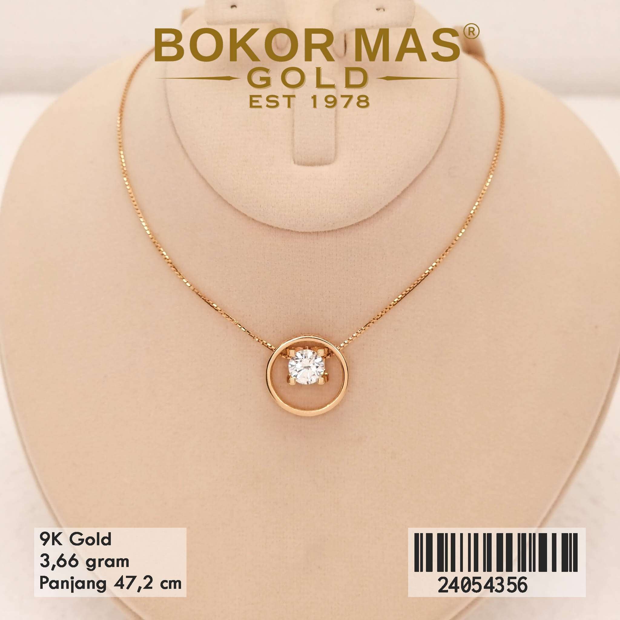 Kalung Italy Santa Variasi Permata - 24054356 - 9K