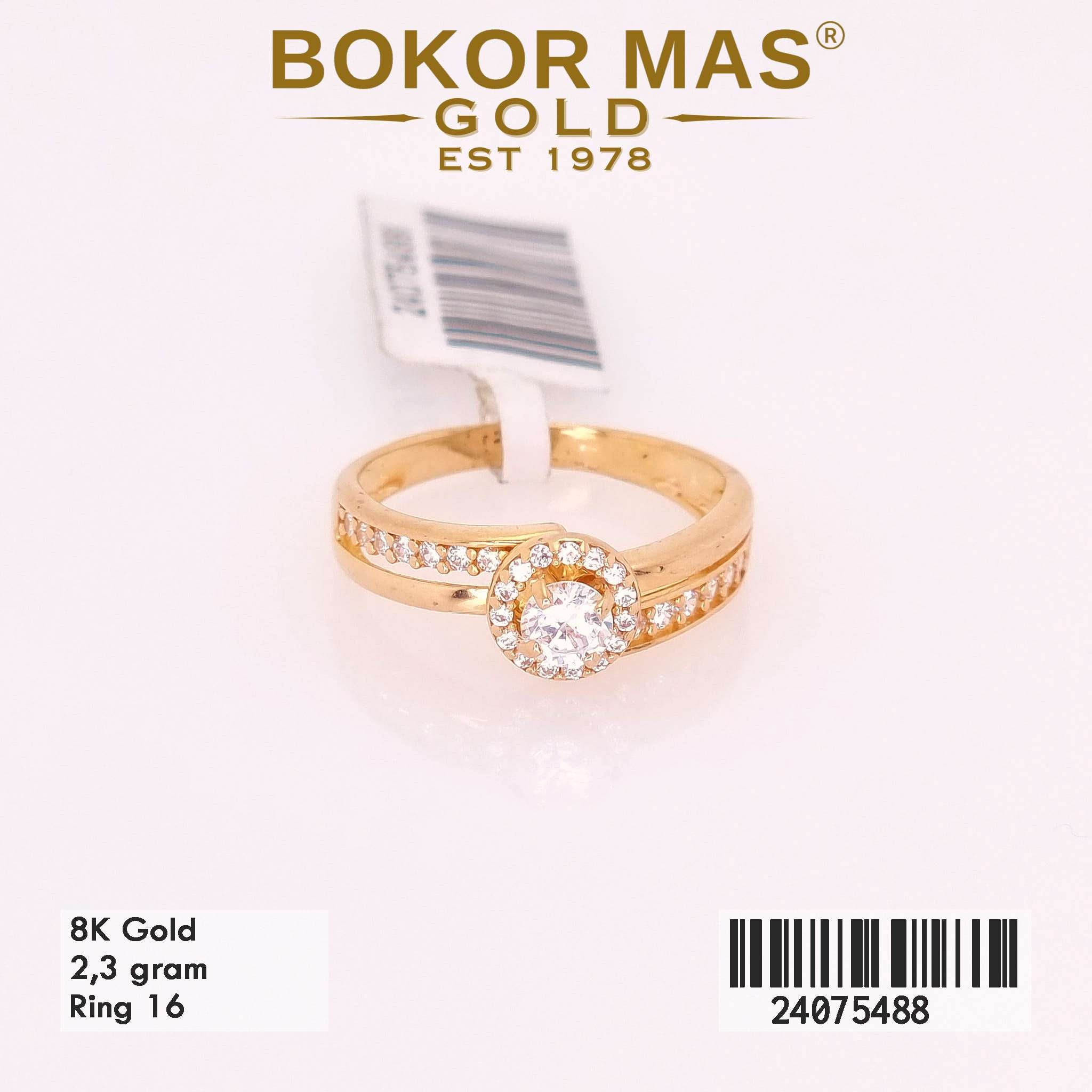 Cincin Variasi Batu Permata - 24075488 - 8K