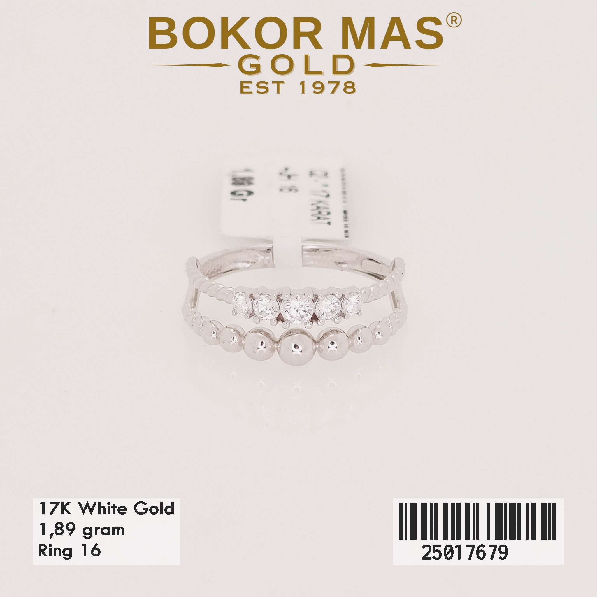 Cincin Variasi Permata - 25017679 - 17K