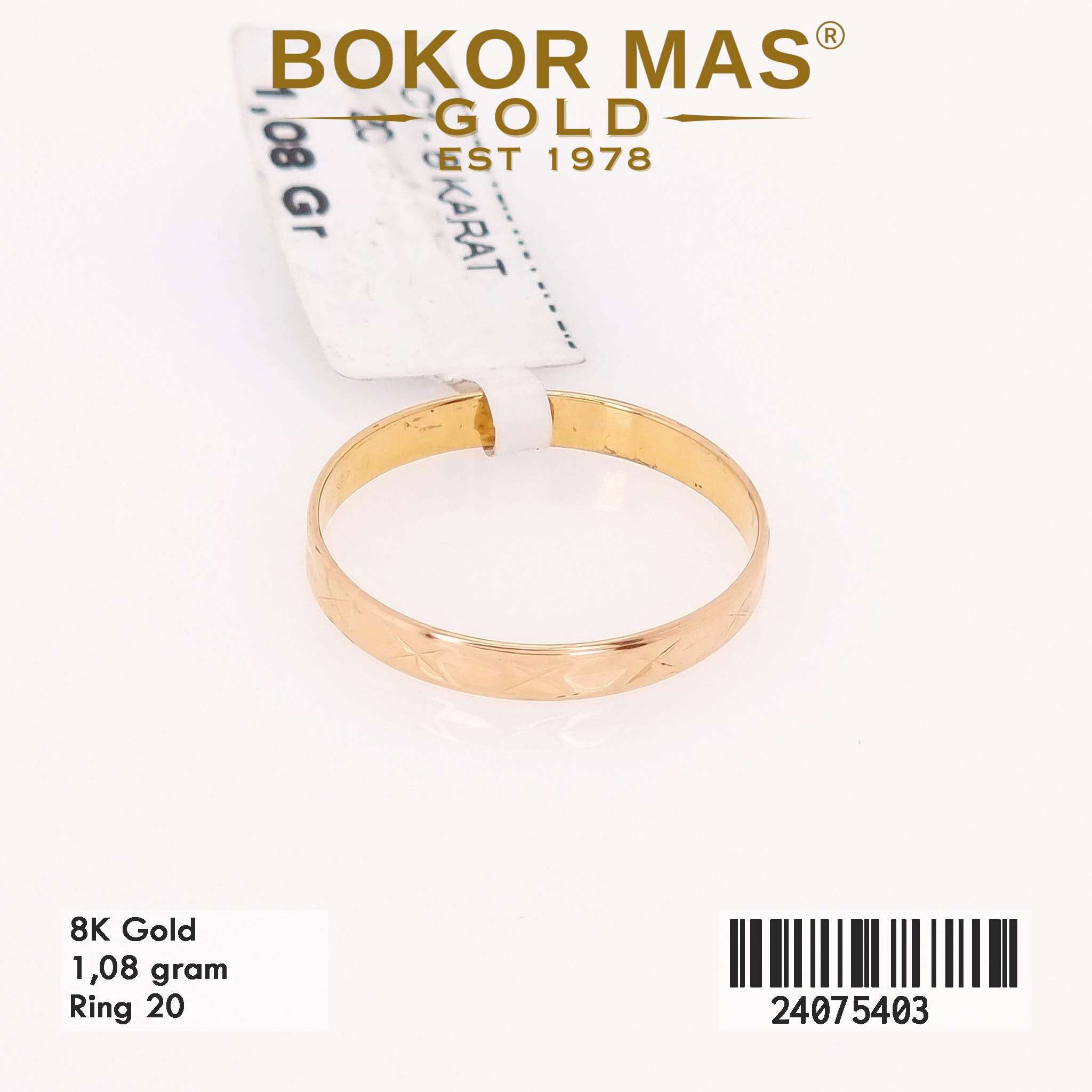 Cincin Ring Variasi Tanpa Permata - 24075403 - 8K