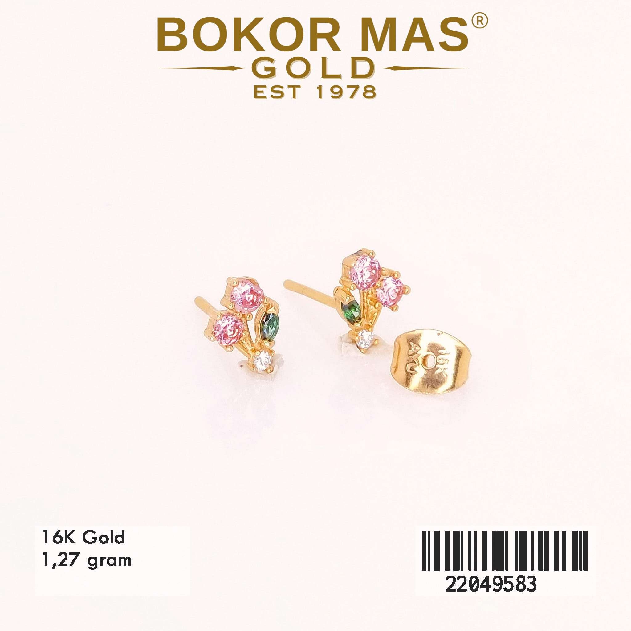 Giwang Tusuk Variasi Permata - 22049583 - 16K