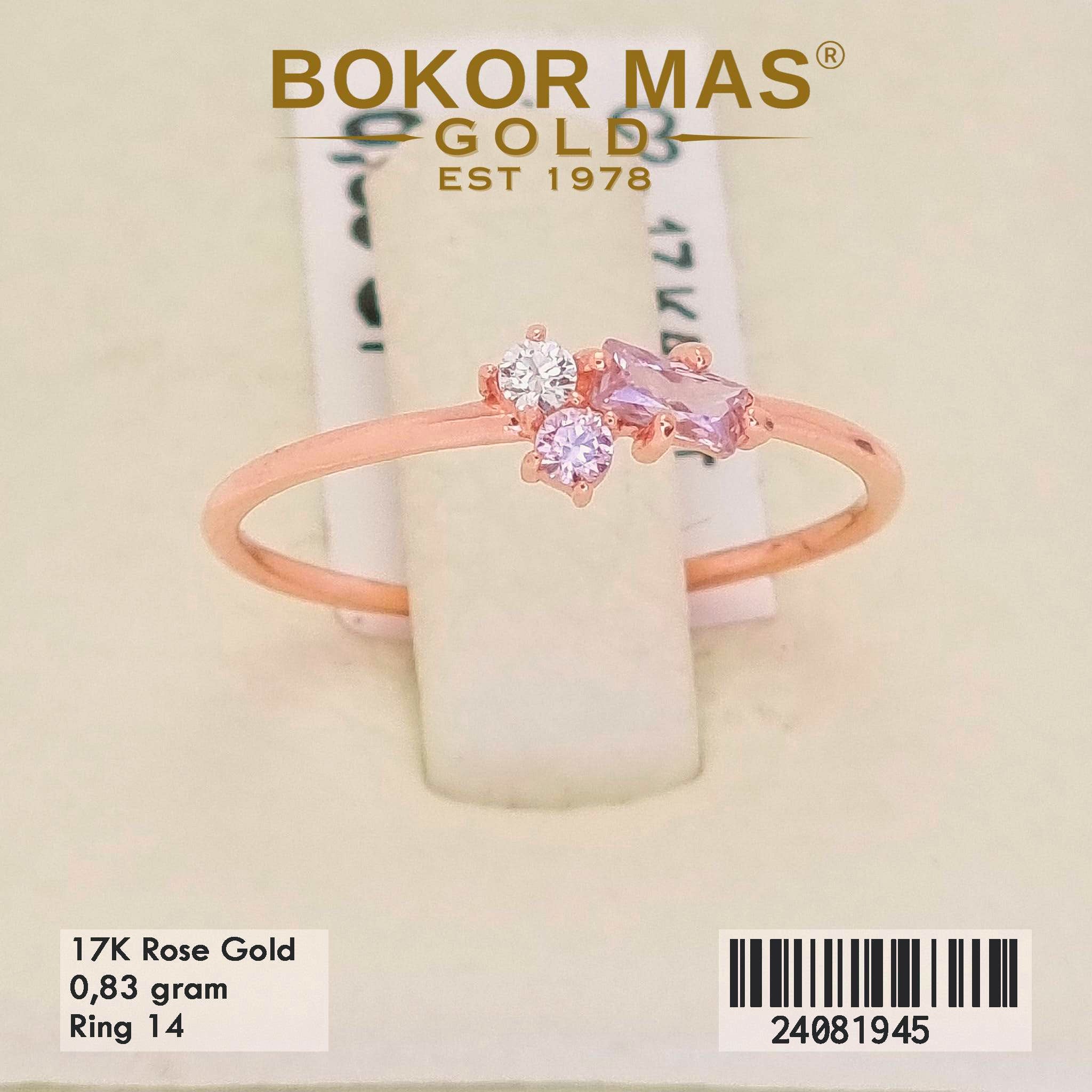 Cincin Variasi Permata Ungu - 24081945 - 17K