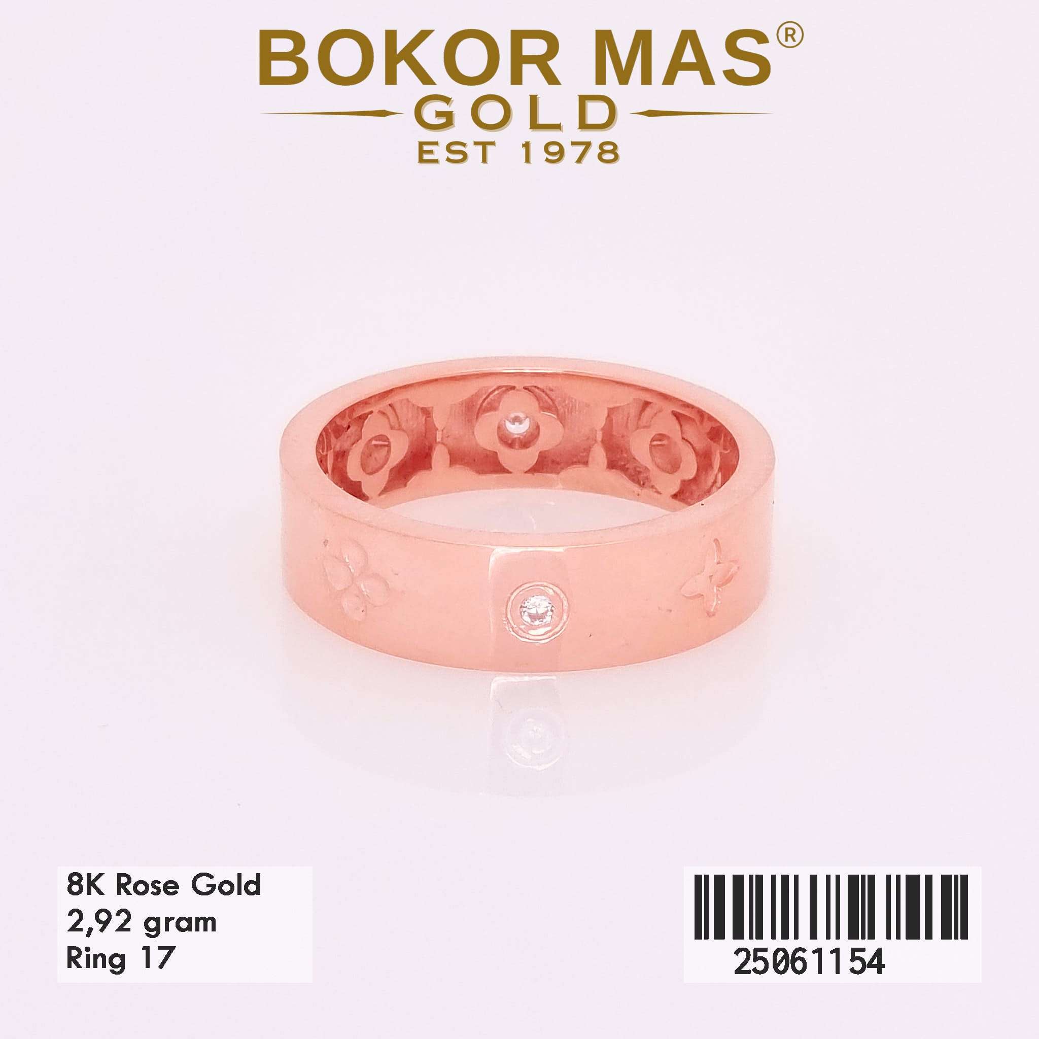 Cincin Emas Variasi Permata - 25061154 -8K