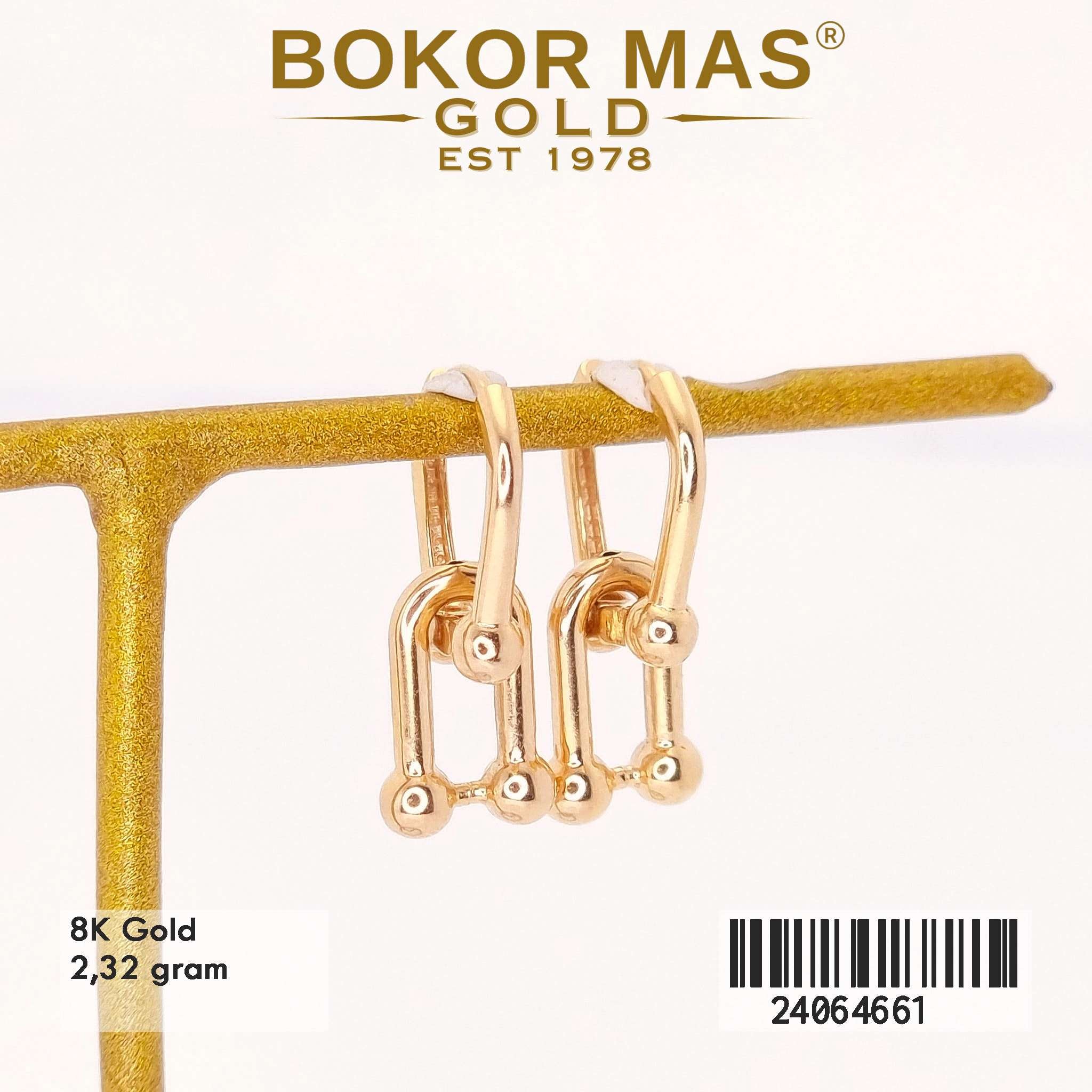Anting Klip TF Gantung Variasi Tanpa Permata - 24064661 - 8K