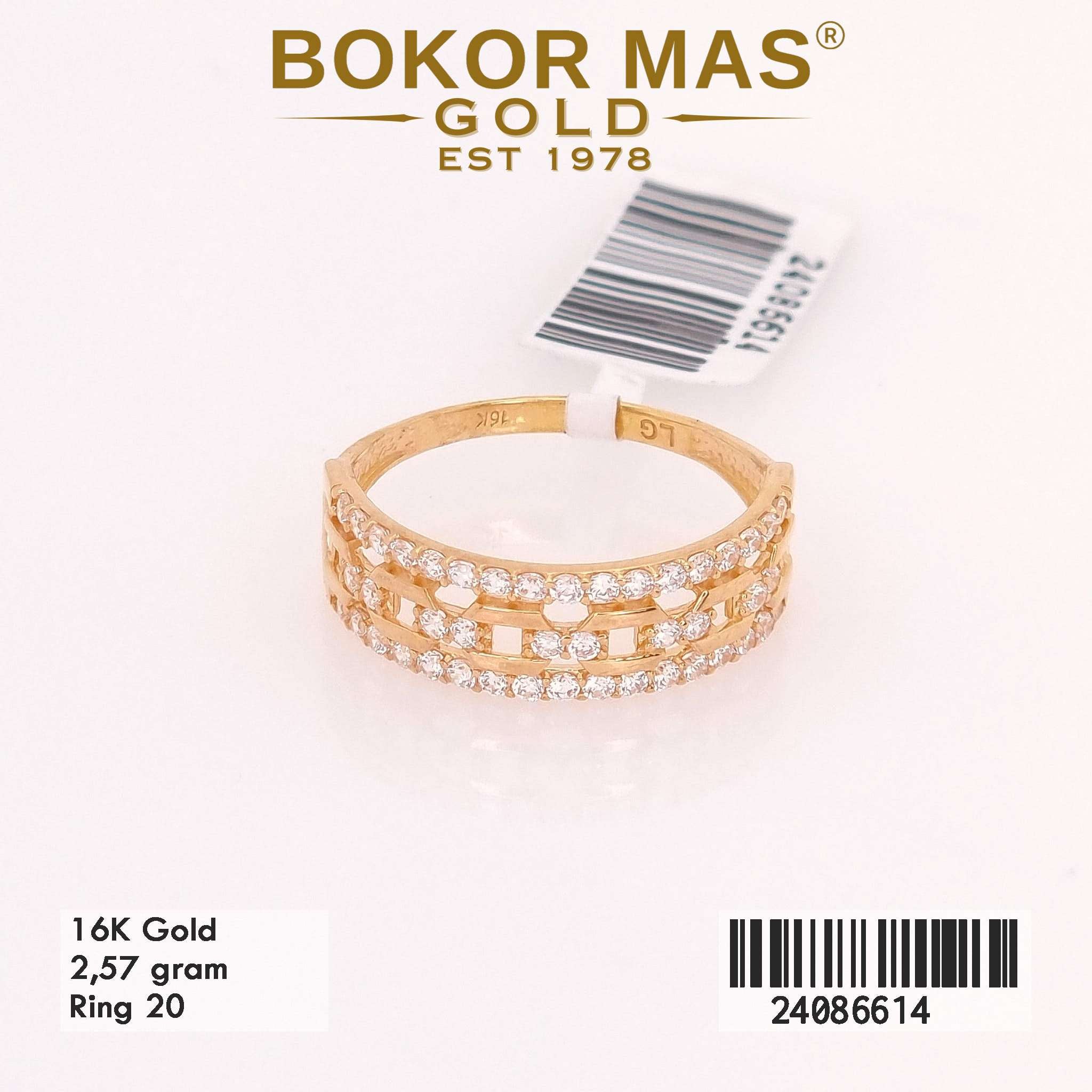 Cincin Variasi Permata - 24086614 - 16K