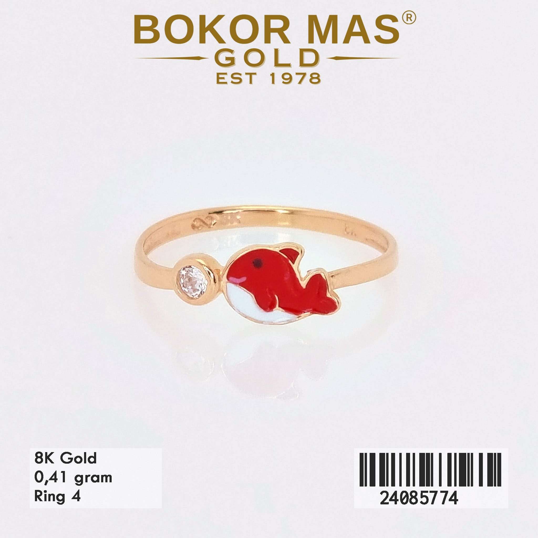 Cincin Anak Whale Red - 24085774 - 8K