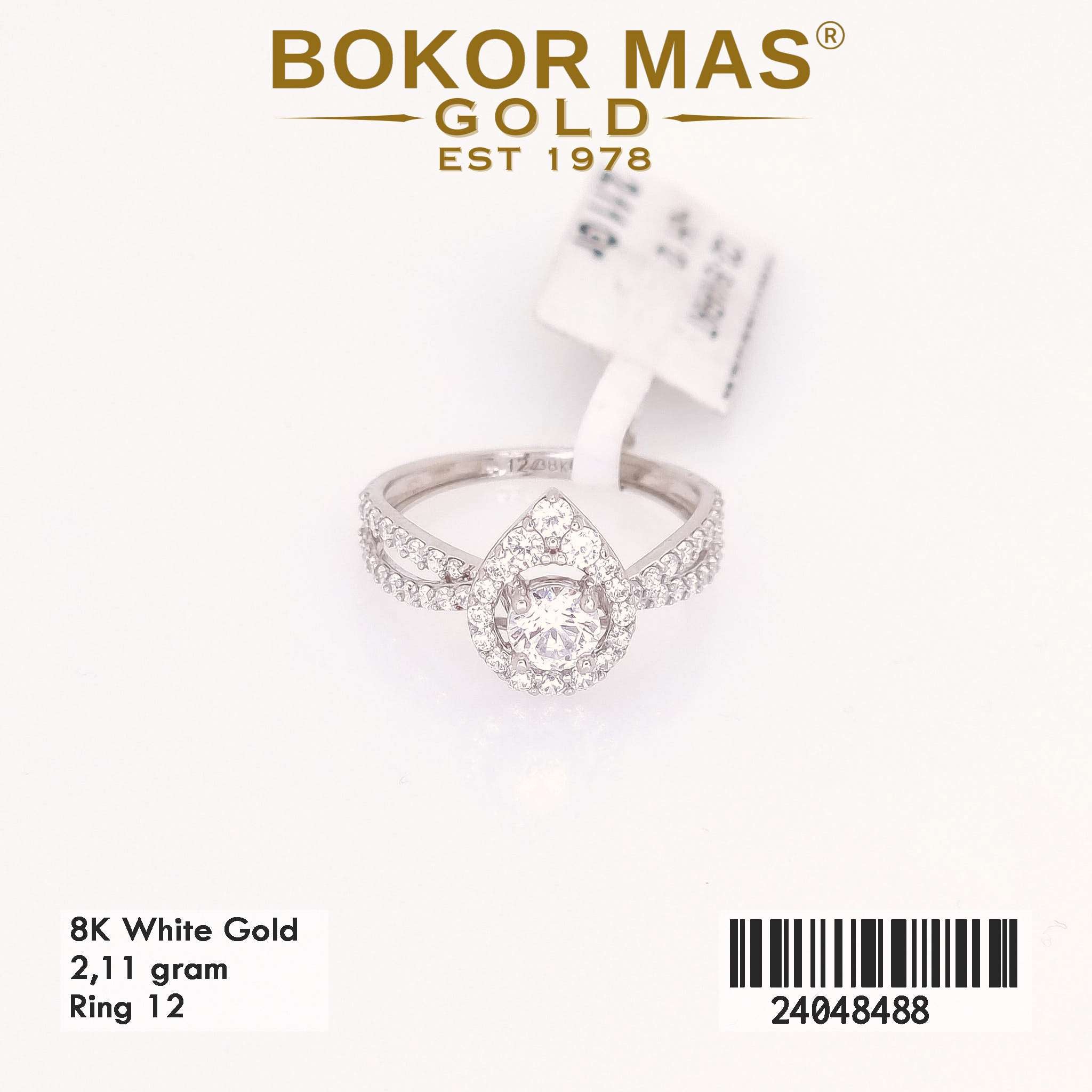 Cincin Variasi Permata - 24048488 - 8K
