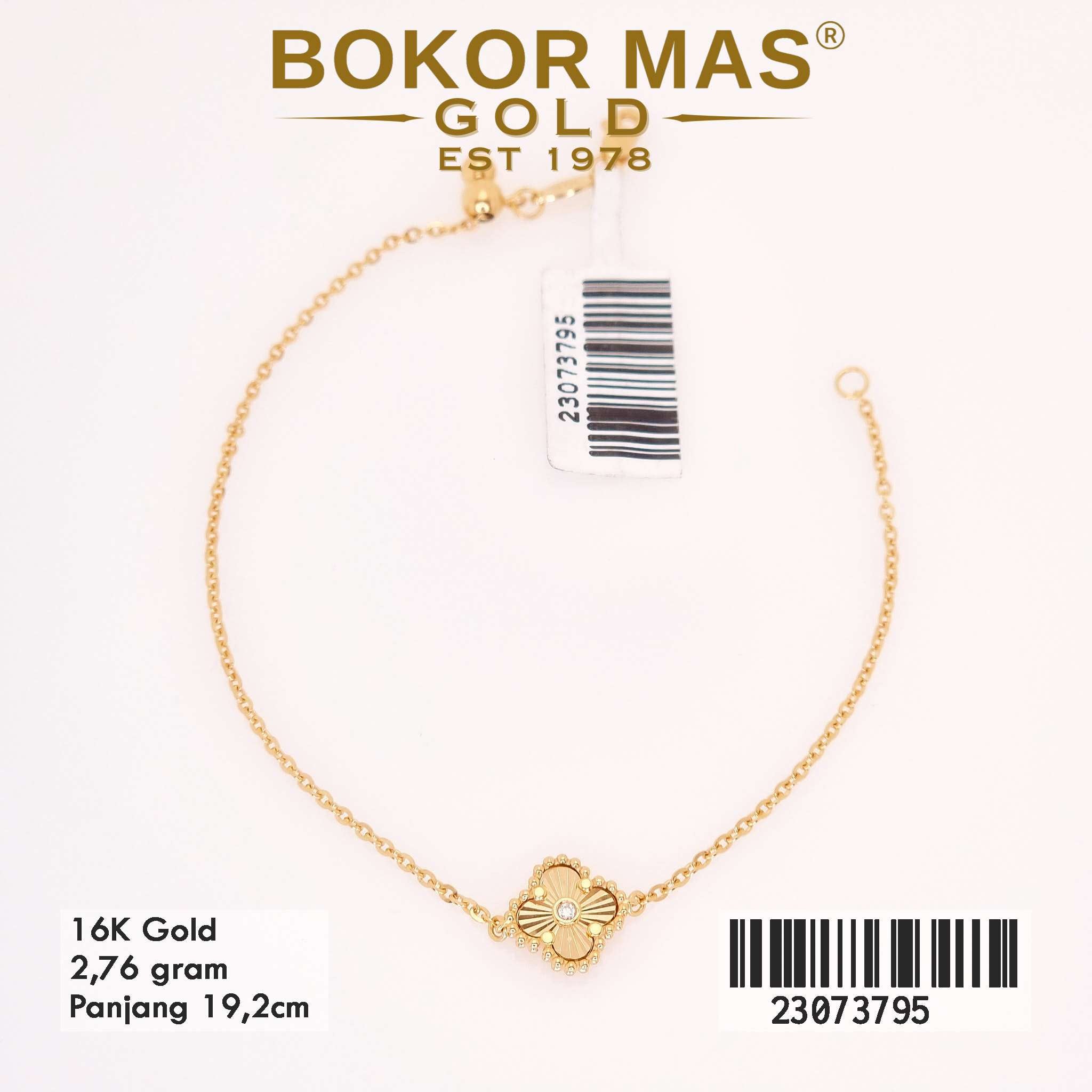 Gelang Rantai Siem Variasi Clover - 23073795 - 16K