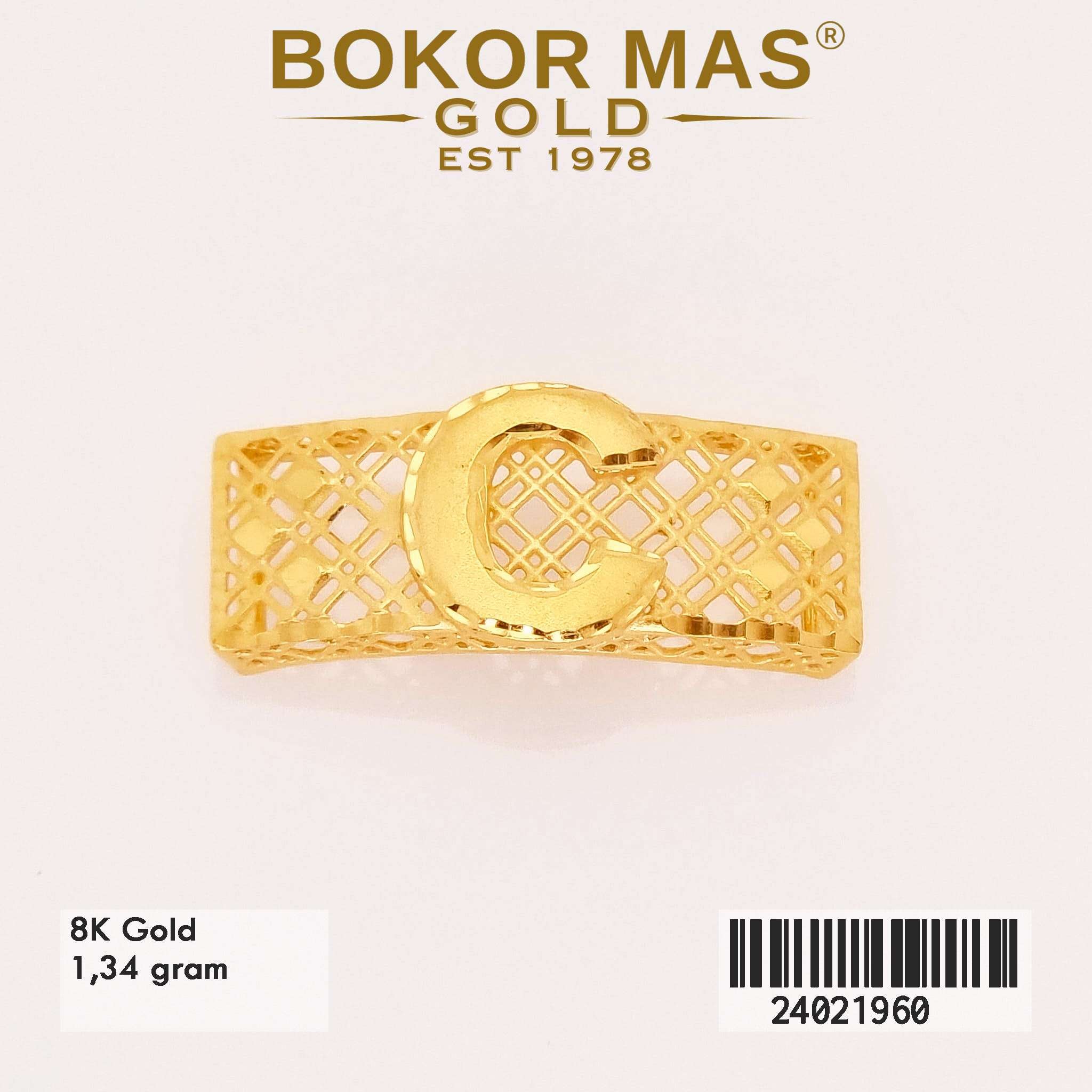 Charm Rolex Huruf C - 24021960 - 8K