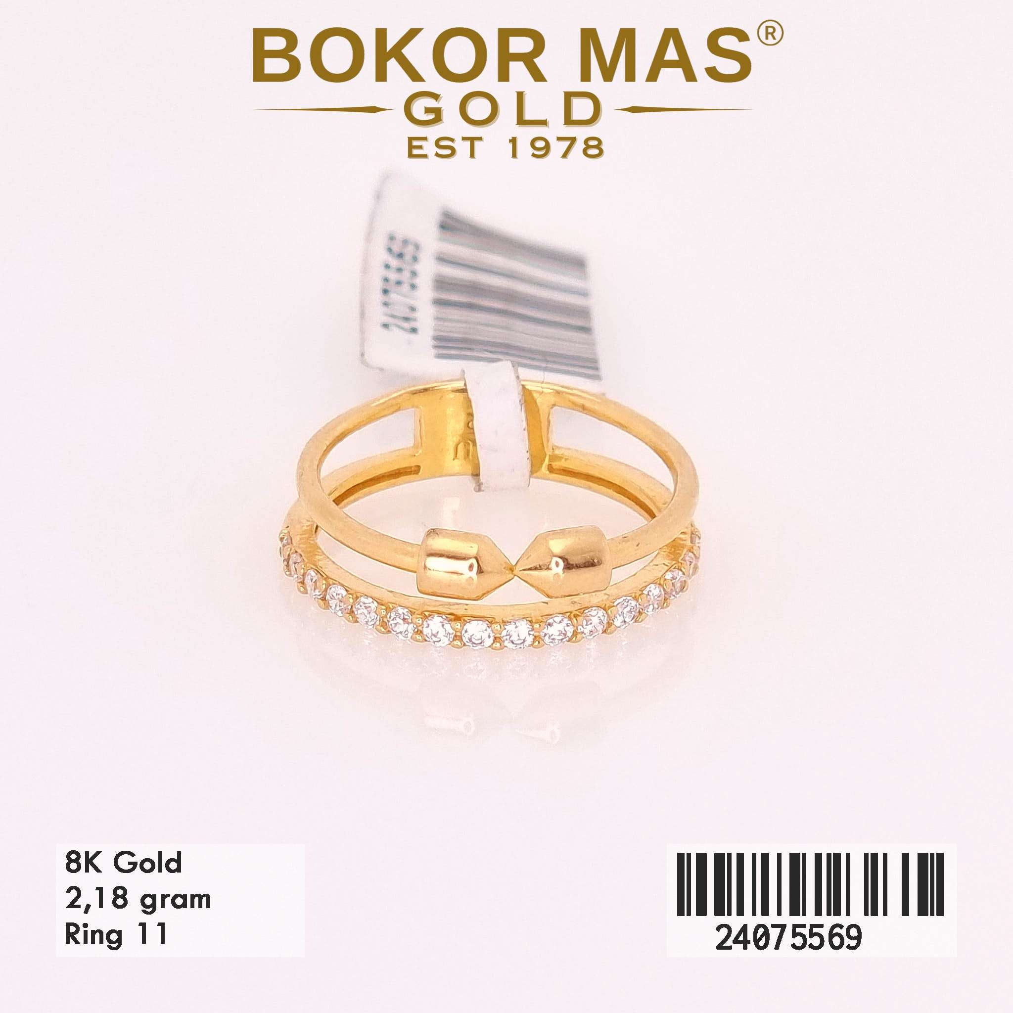 Cincin Variasi Layer Listring - 24075569 - 8K