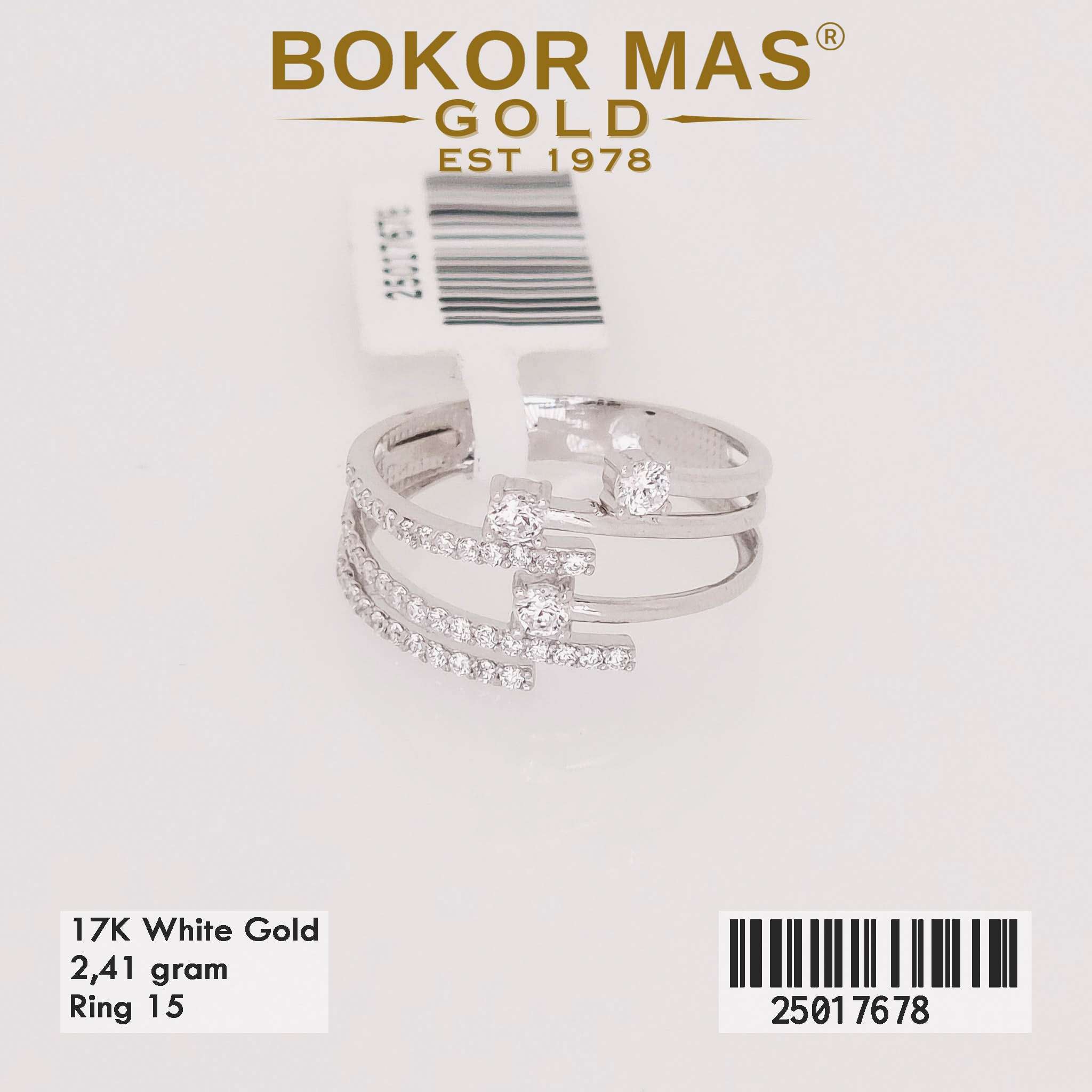 Cincin Variasi Permata - 25017678 - 17K