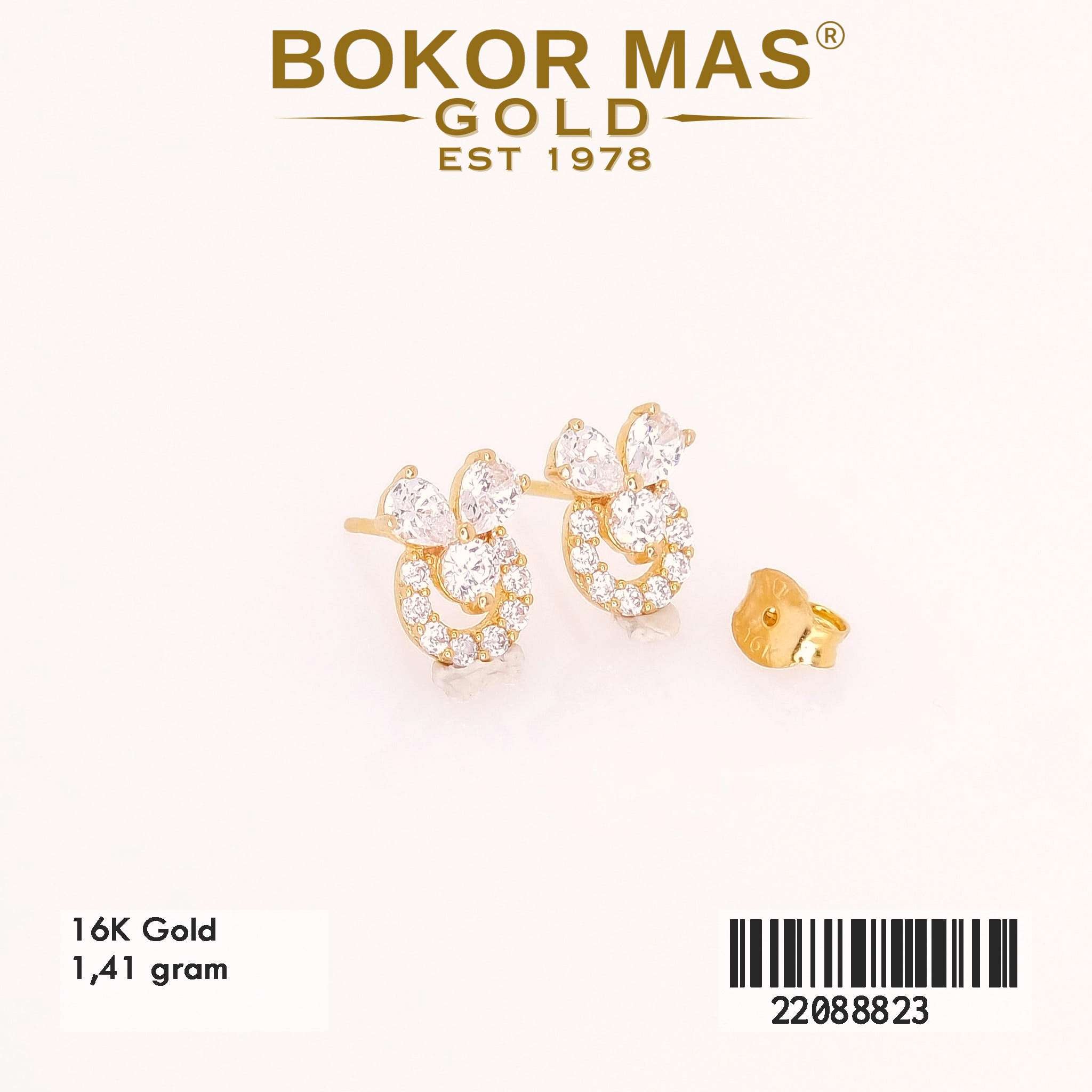 Giwang Tusuk Variasi Permata - 22088823 - 16K