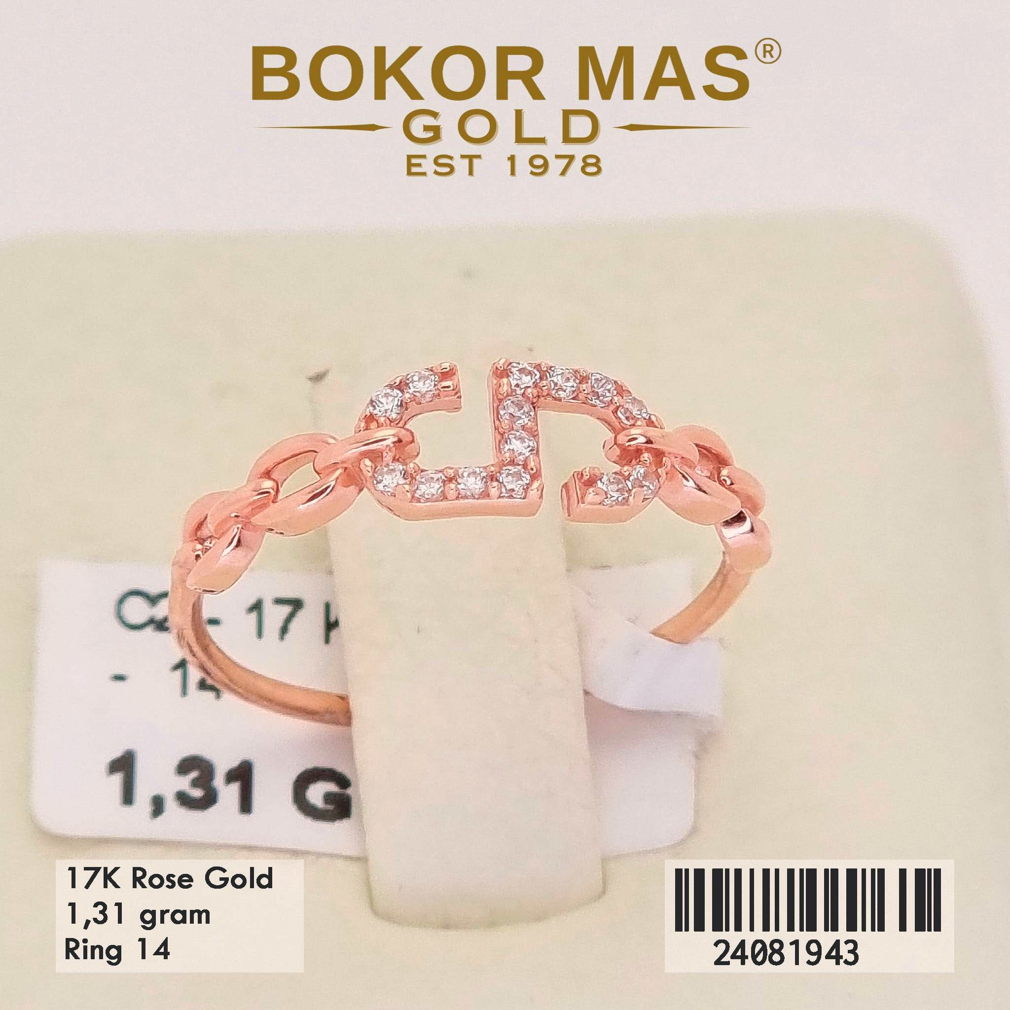 Cincin Variasi Permata Putih - 24081943 - 17K