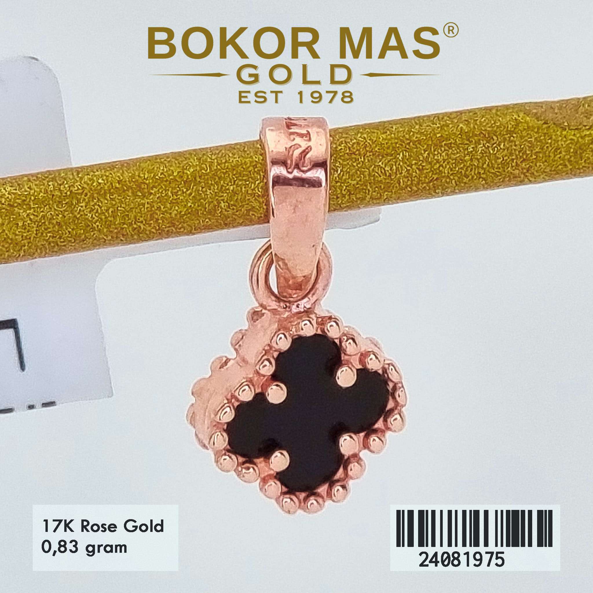 Liontin Clover Hitam Variasi - 24081975 - 17K