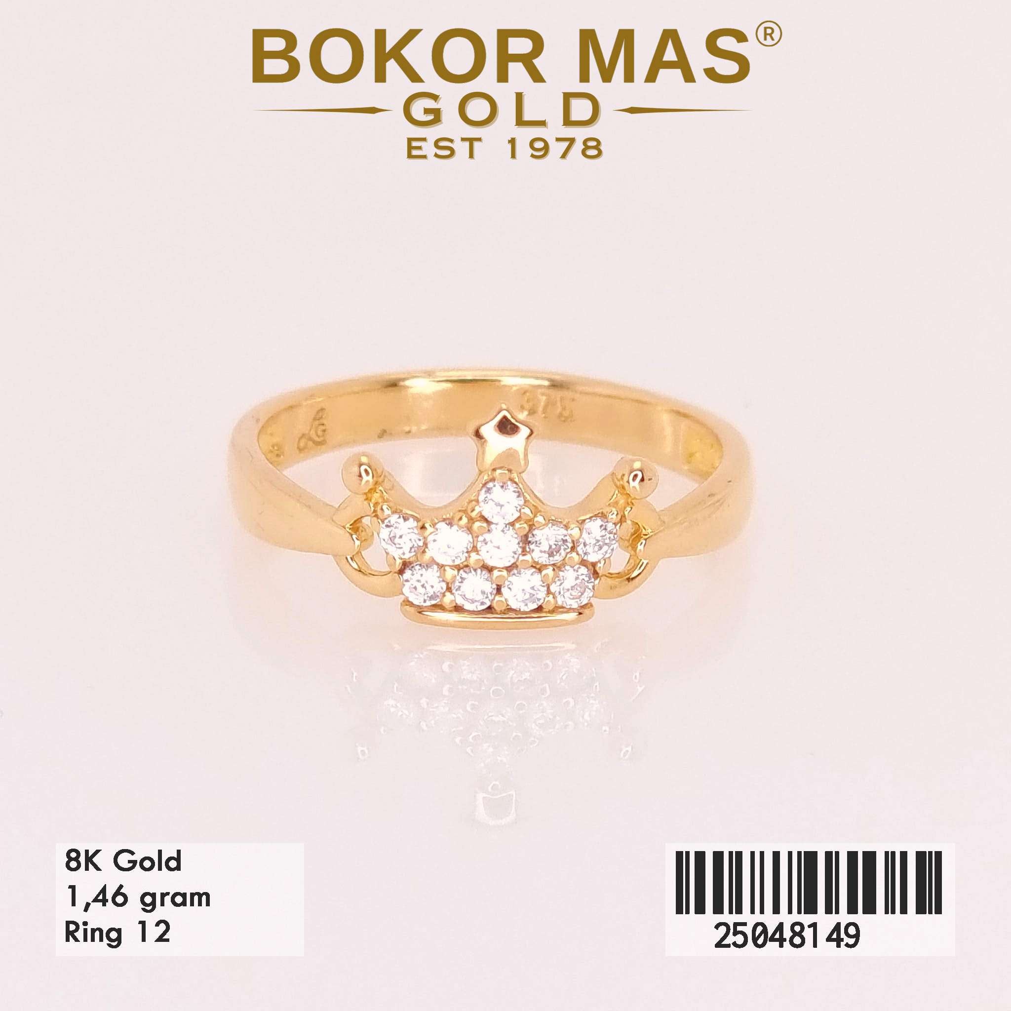 Cincin Variasi Permata - 25048149 - 8K