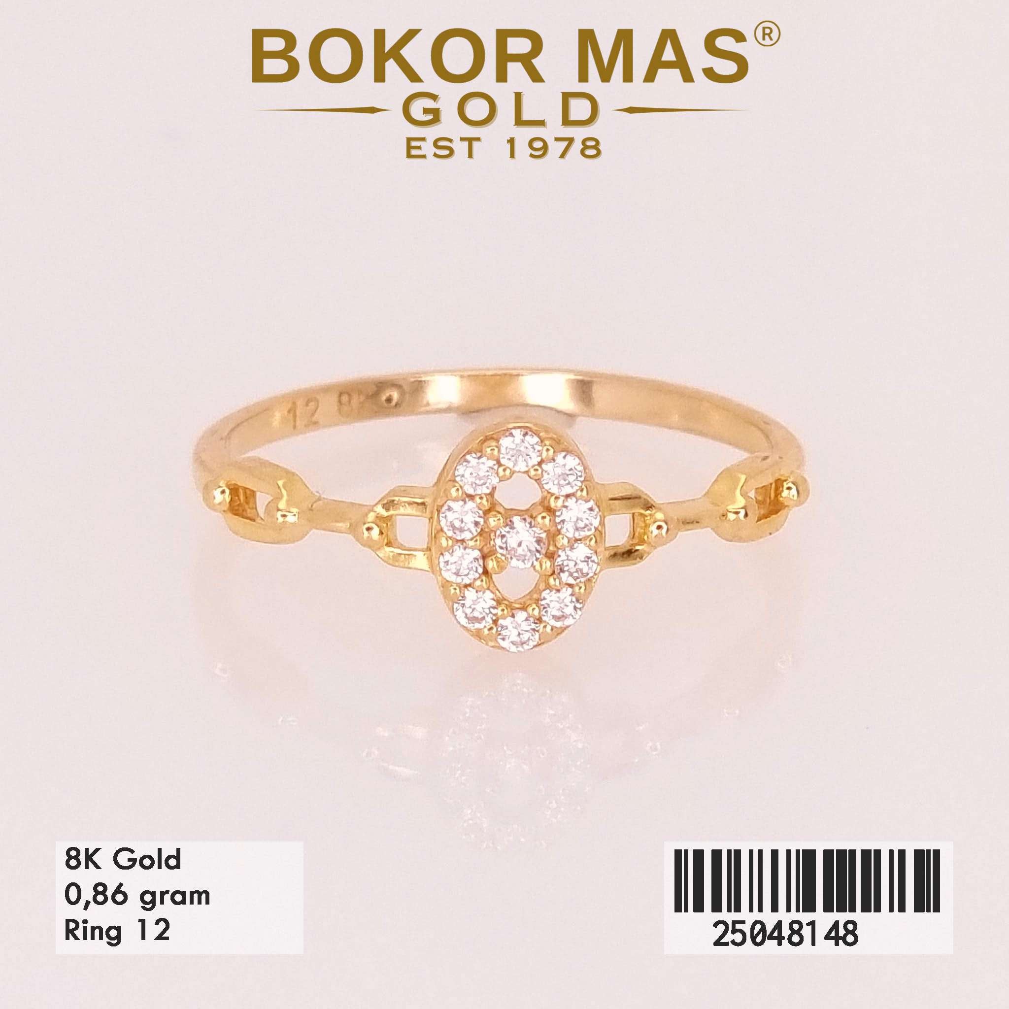 Cincin Variasi Permata - 25048148 - 8K