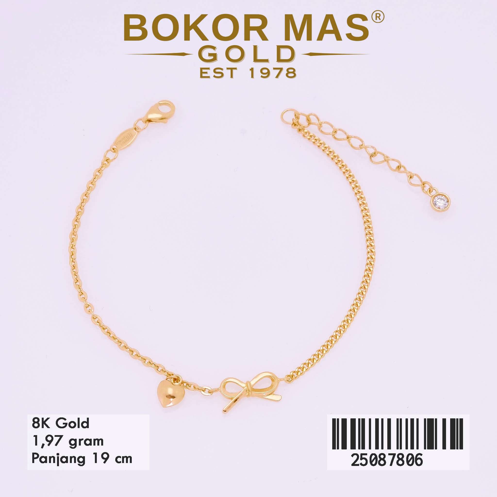 Gelang Rantai Variasi Pita - 25087806 - 8K