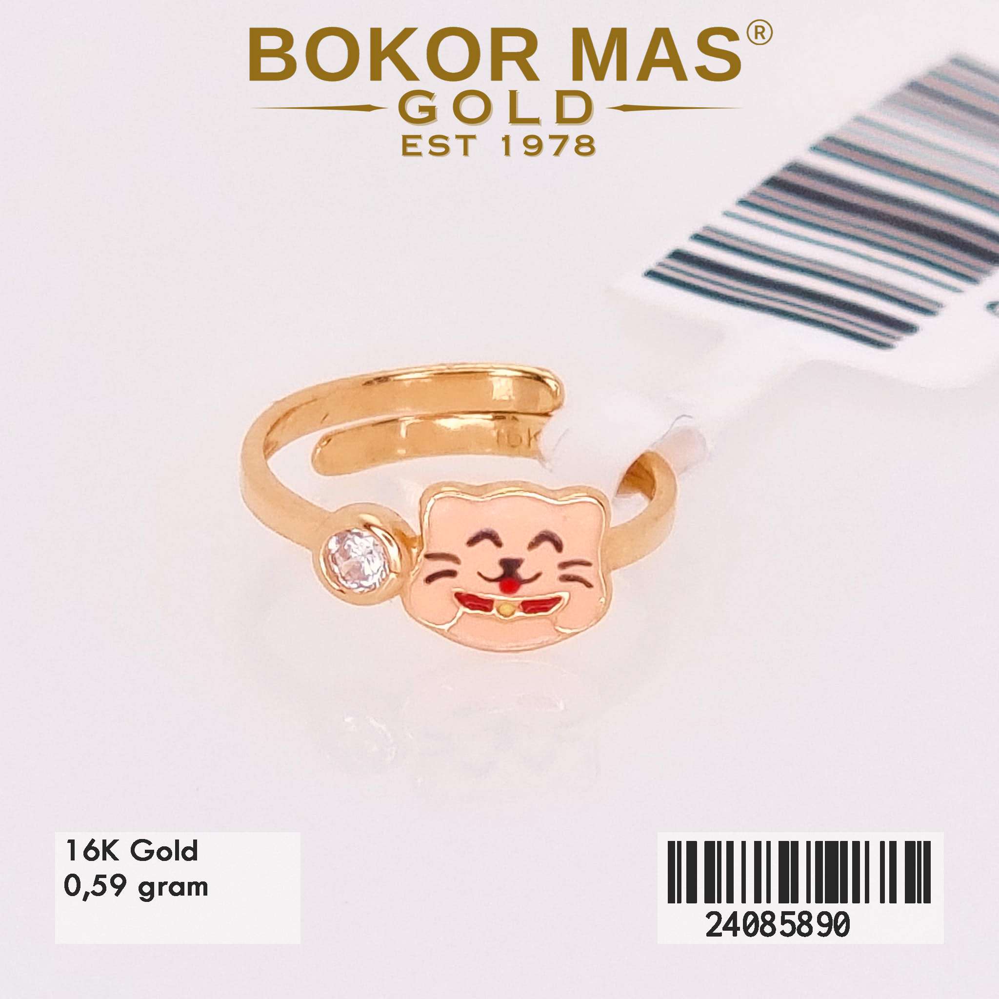 Cincin Anak Ongsrot Variasi Boneka Kucing - 24085890 - 16K