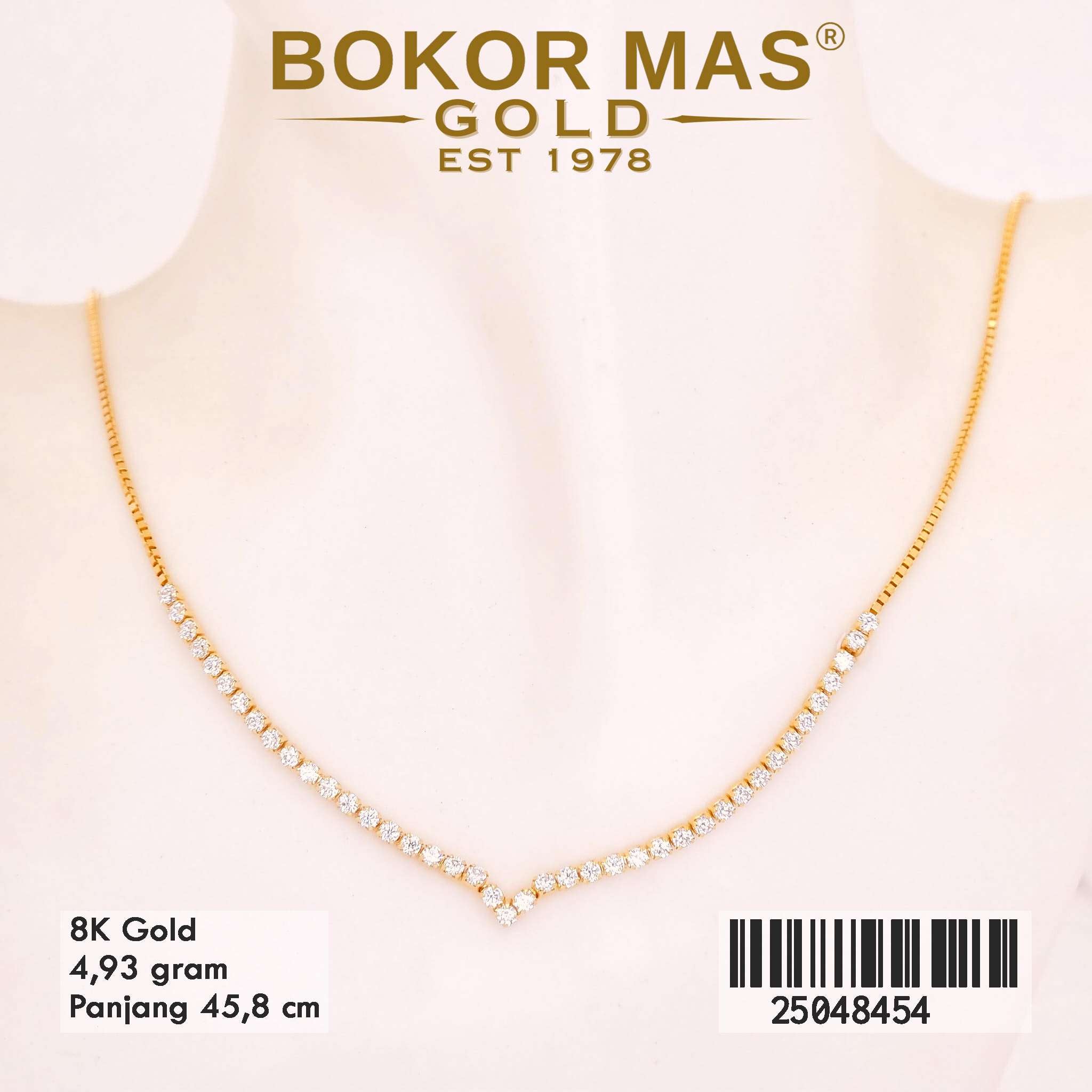 Kalung Itali Variasi Aurel Permata - 25048454 - 8K