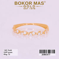 Cincin Variasi Permata - 26003977 - 16K