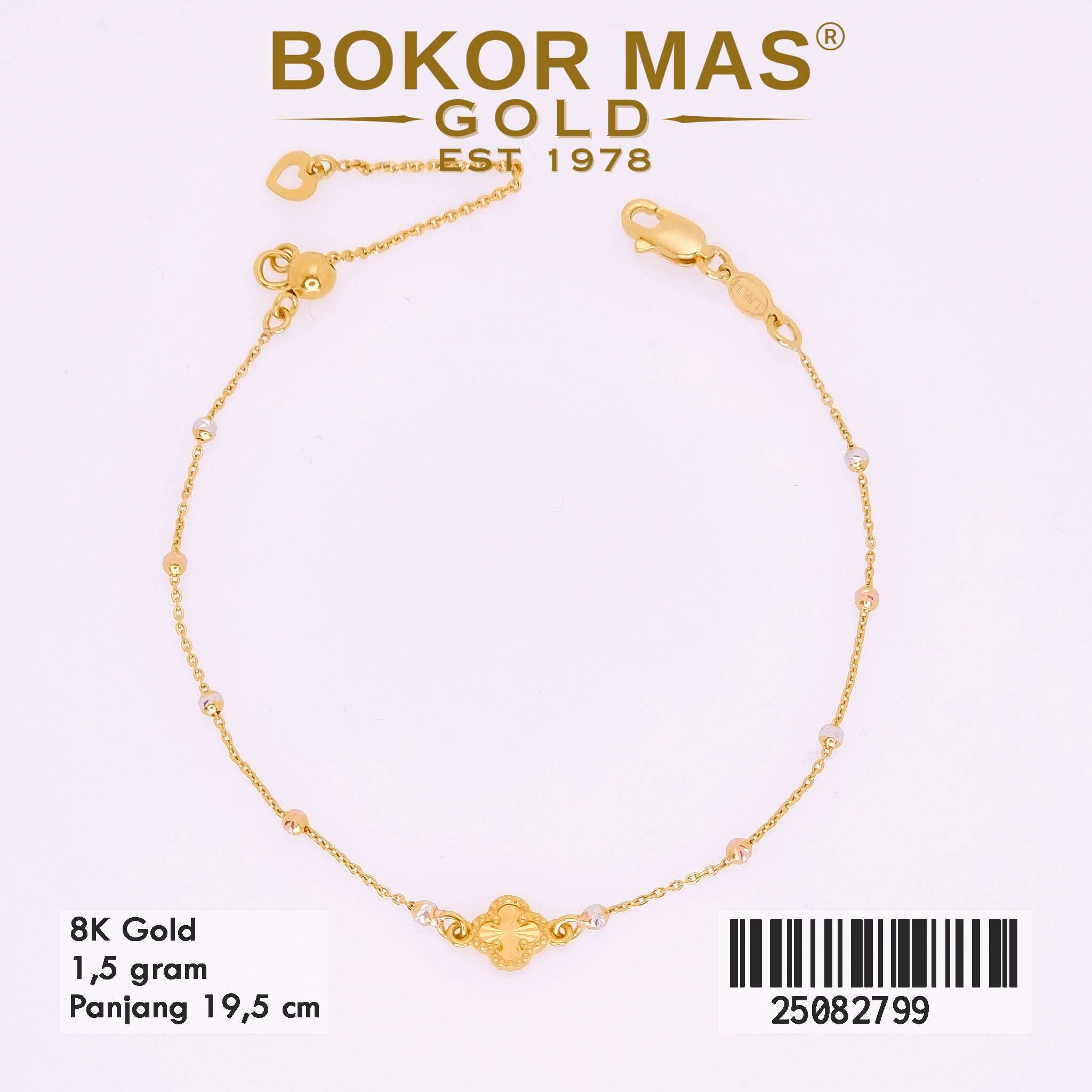 Gelang Rantai Jedar Variasi Alhambra - 25082799 - 8K