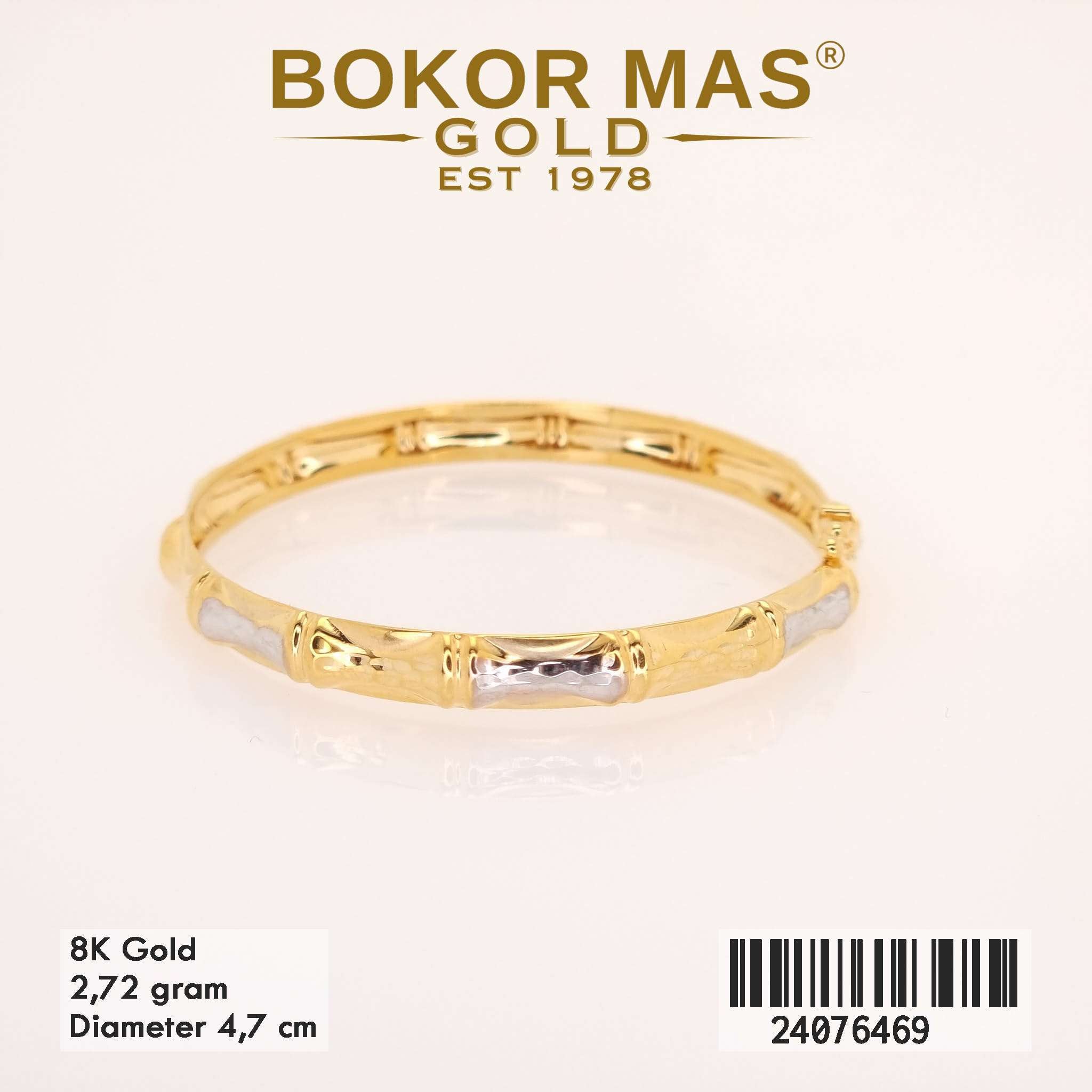 Gelang Bangkok Anak Tanpa Permata - 24076469 - 8K
