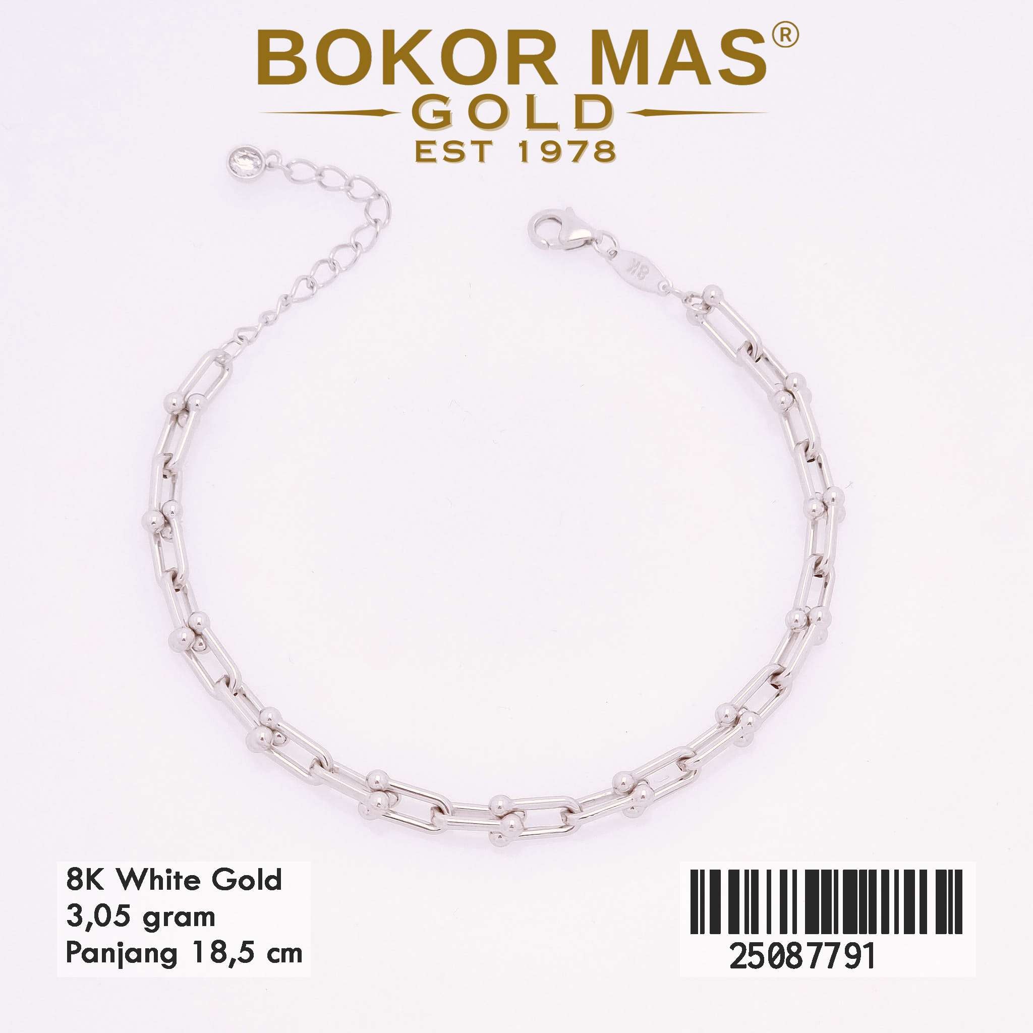 Gelang Rantai Variasi Tiff  - 25087791 - 8K
