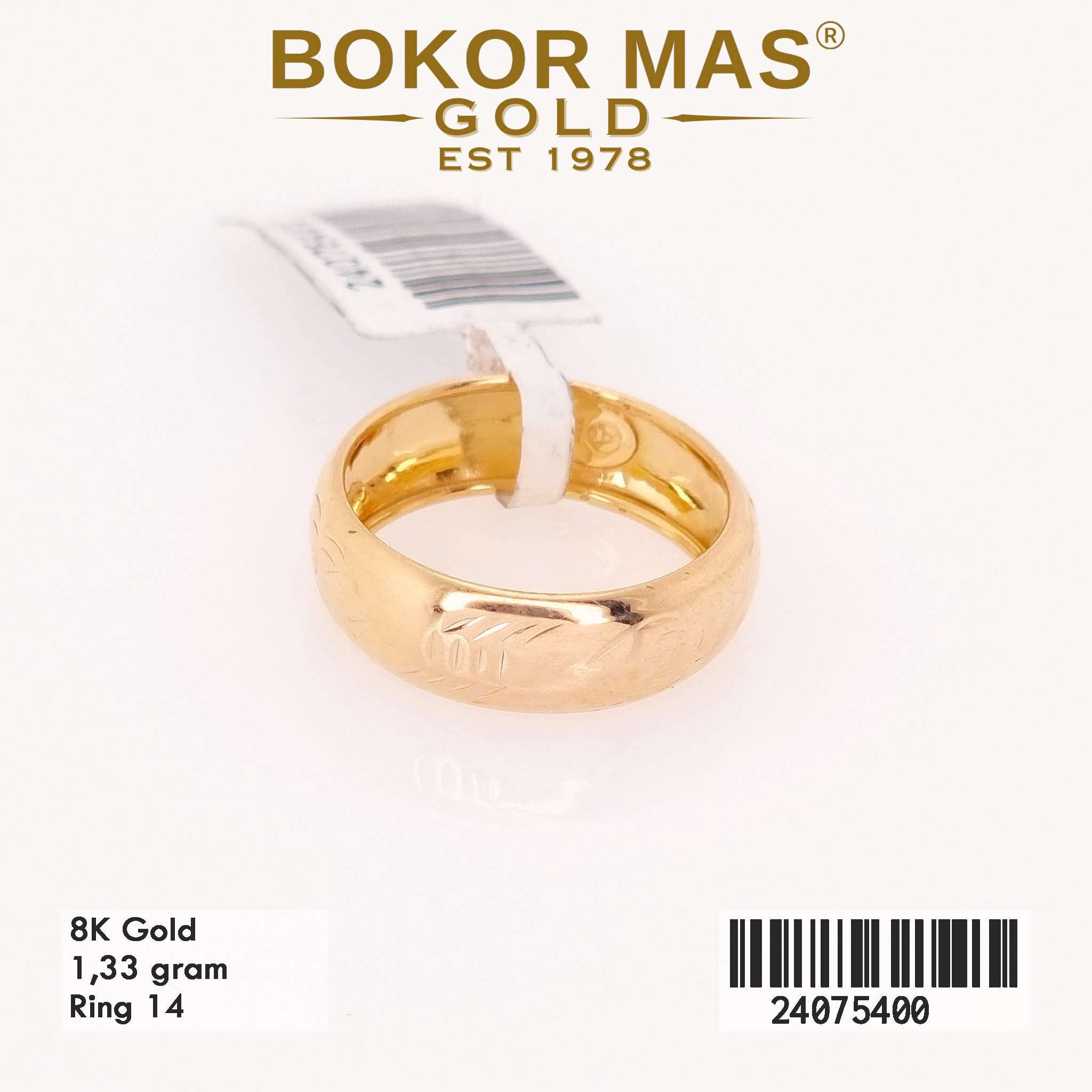 Cincin Ring Variasi Tanpa Permata - 24075400 - 8K